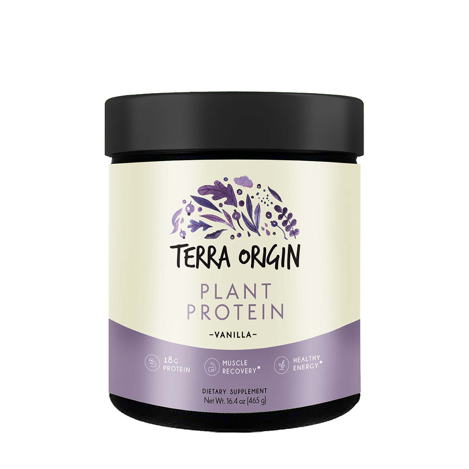 Terra Origin Plant Protein Powder Vanilla Gnc