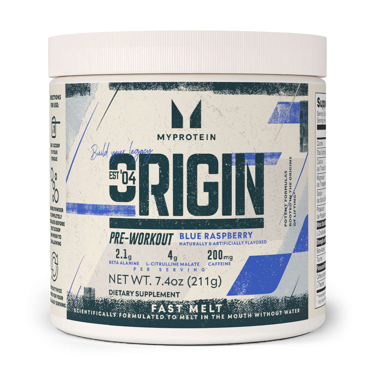 Origin Fast Melt Pre-Workout Powder - Cherry (18 Servings)