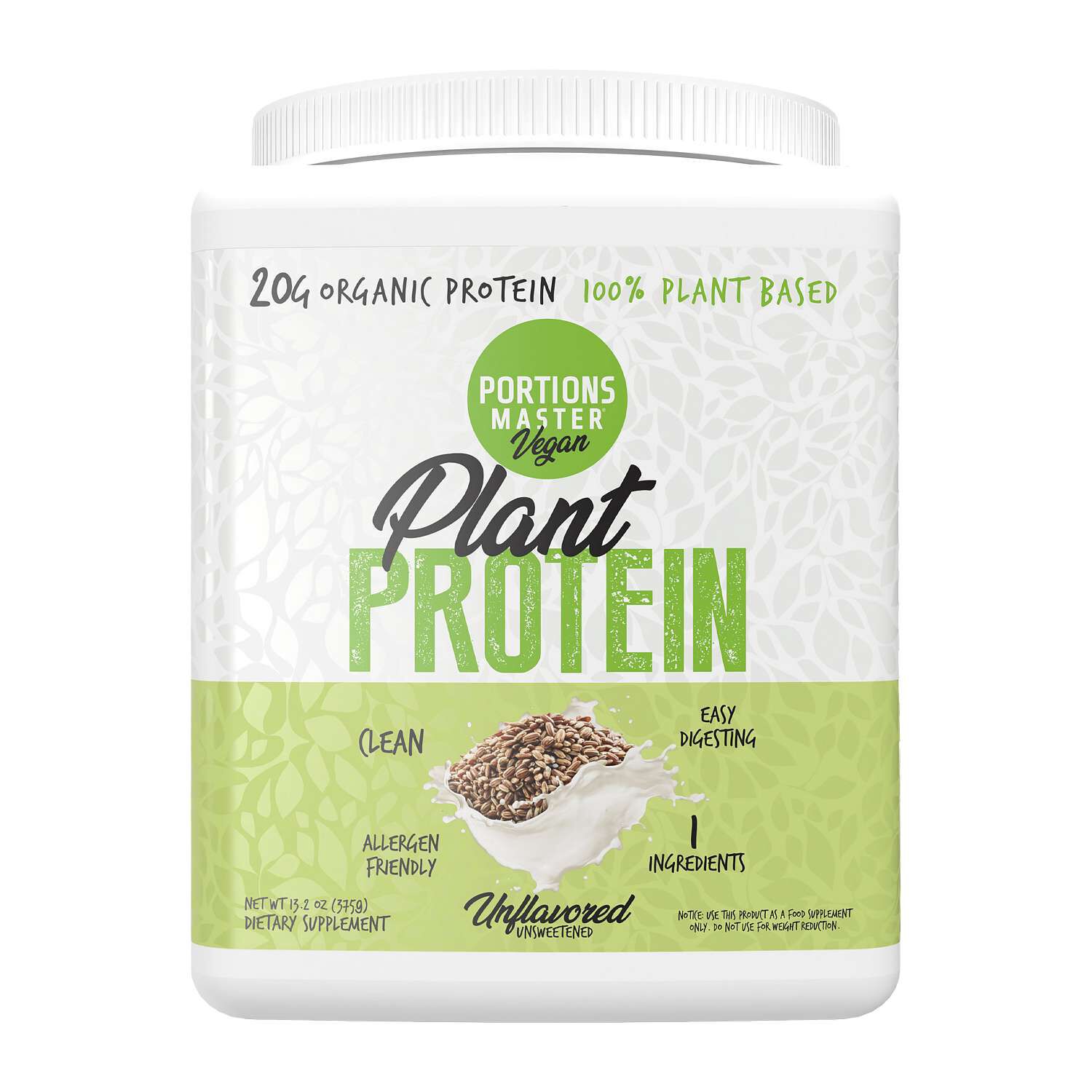 Vegan Plant Protein - Unflavored (15 Servings)  | GNC