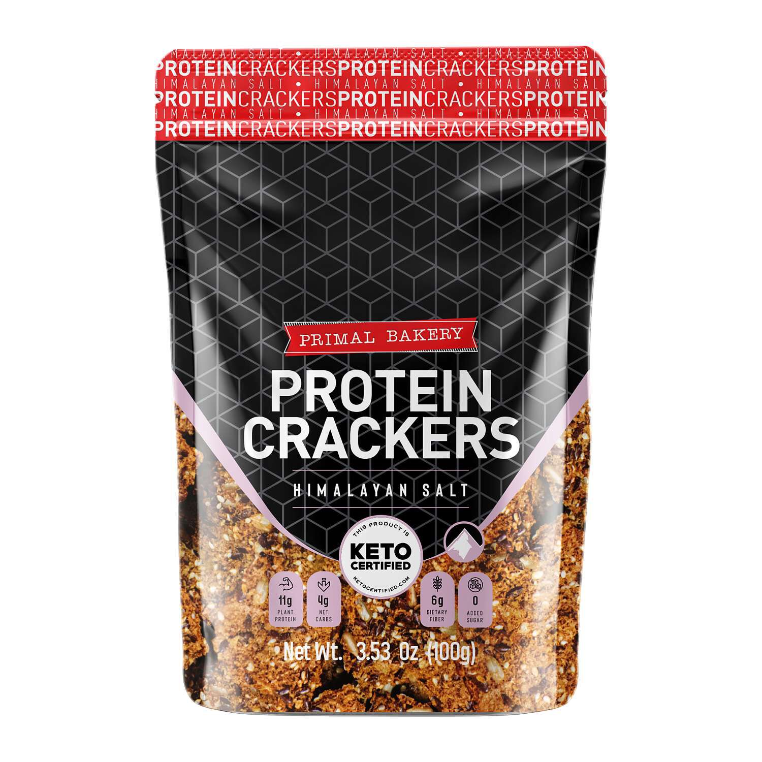 Protein Keto Crackers - Himalayan Salt (2 Servings) Himalayan Salt | GNC