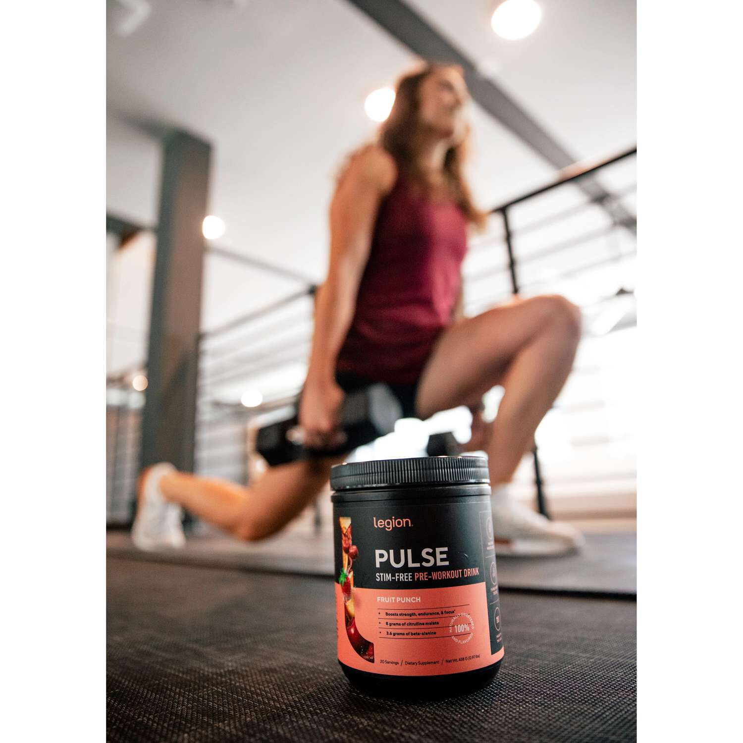 Legion® Pulse Stim-Free Pre-Workout - Tropical Punch (20 Servings