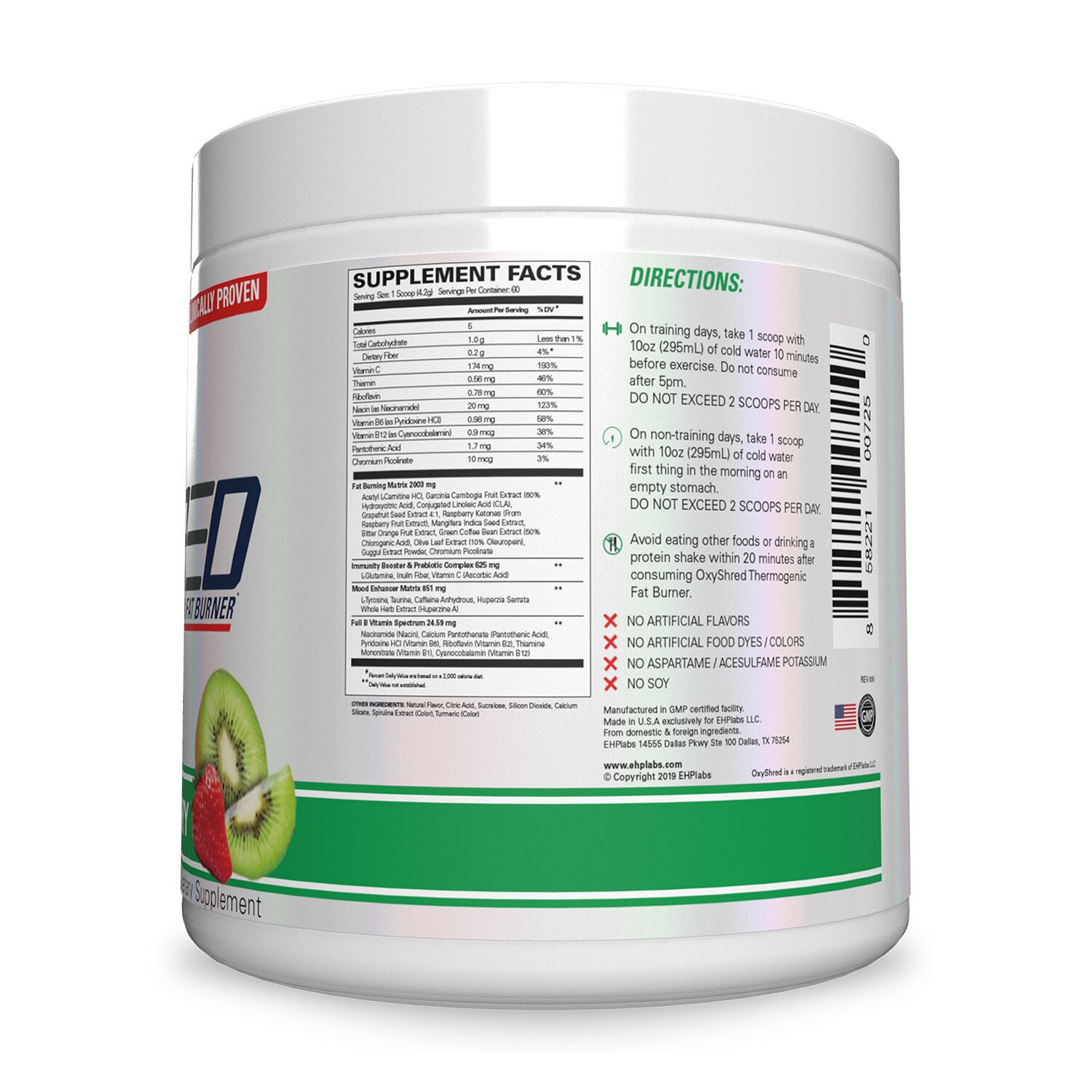 OxyShred - Kiwi Strawberry - 9.74 oz. (60 Servings) Kiwi Strawberry | GNC