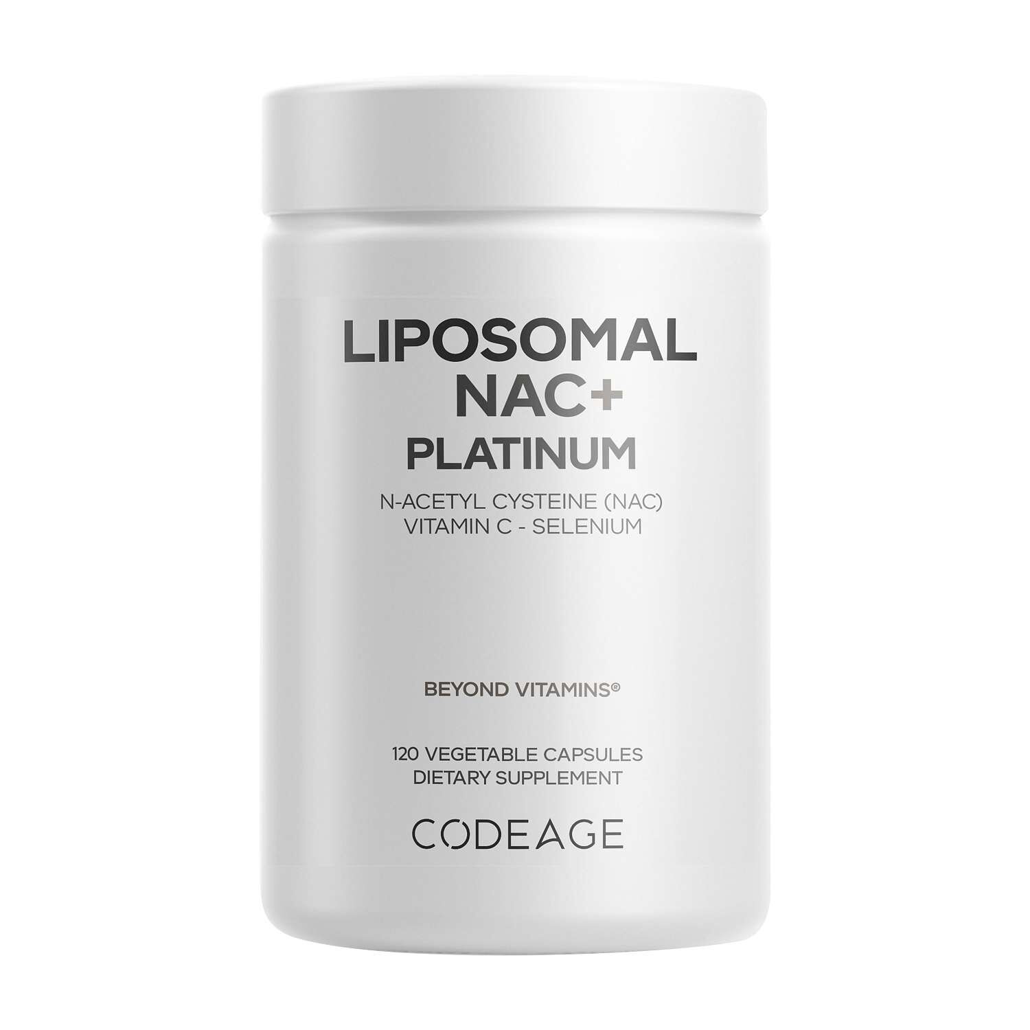 Liposomal NAC+ Platinum - 120 Capsules (60 Servings)  | GNC