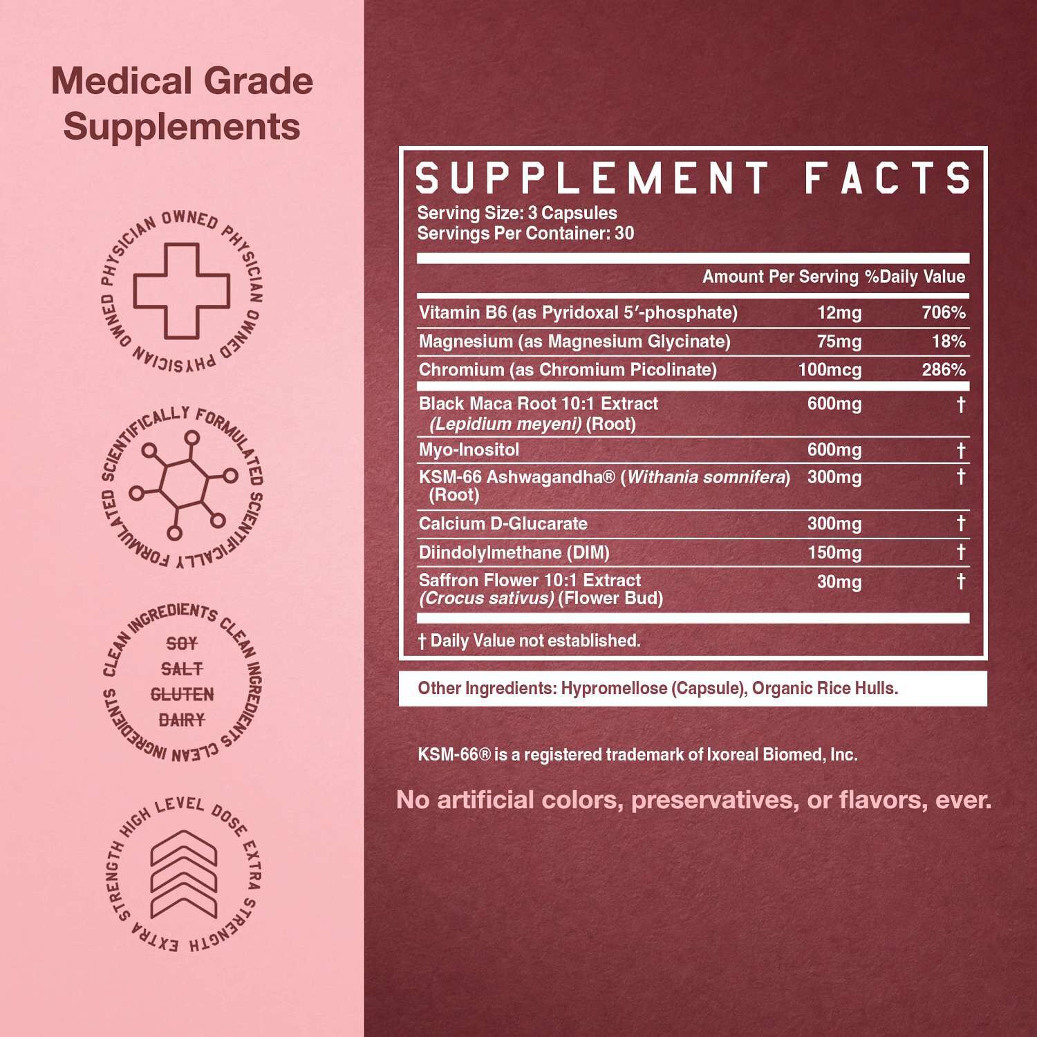 Woman Hormone + Vitality - 90 Capsules (30 Servings)