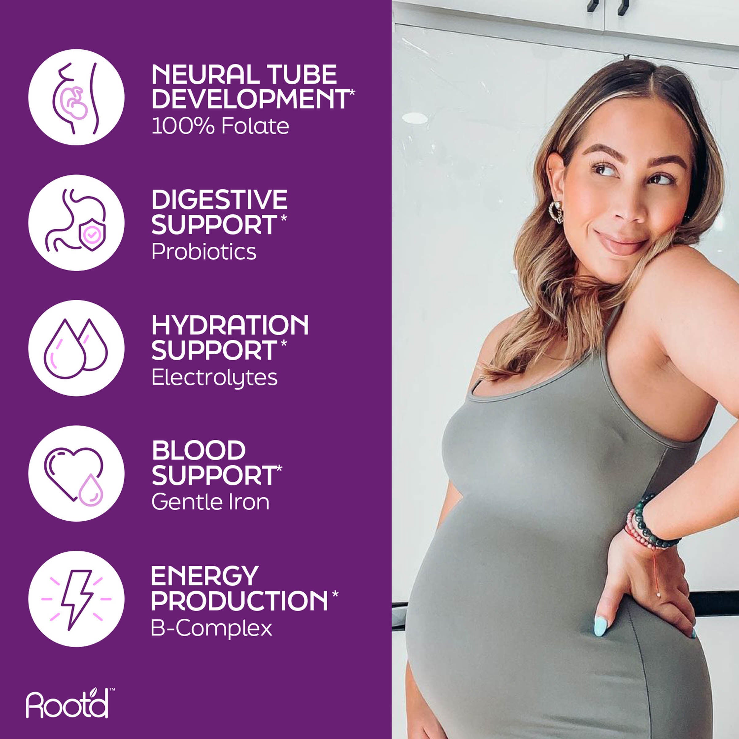 Prenatal Multi - Electrolyte Multivitamin Drink Mix - 15 Packets (15 Servings)