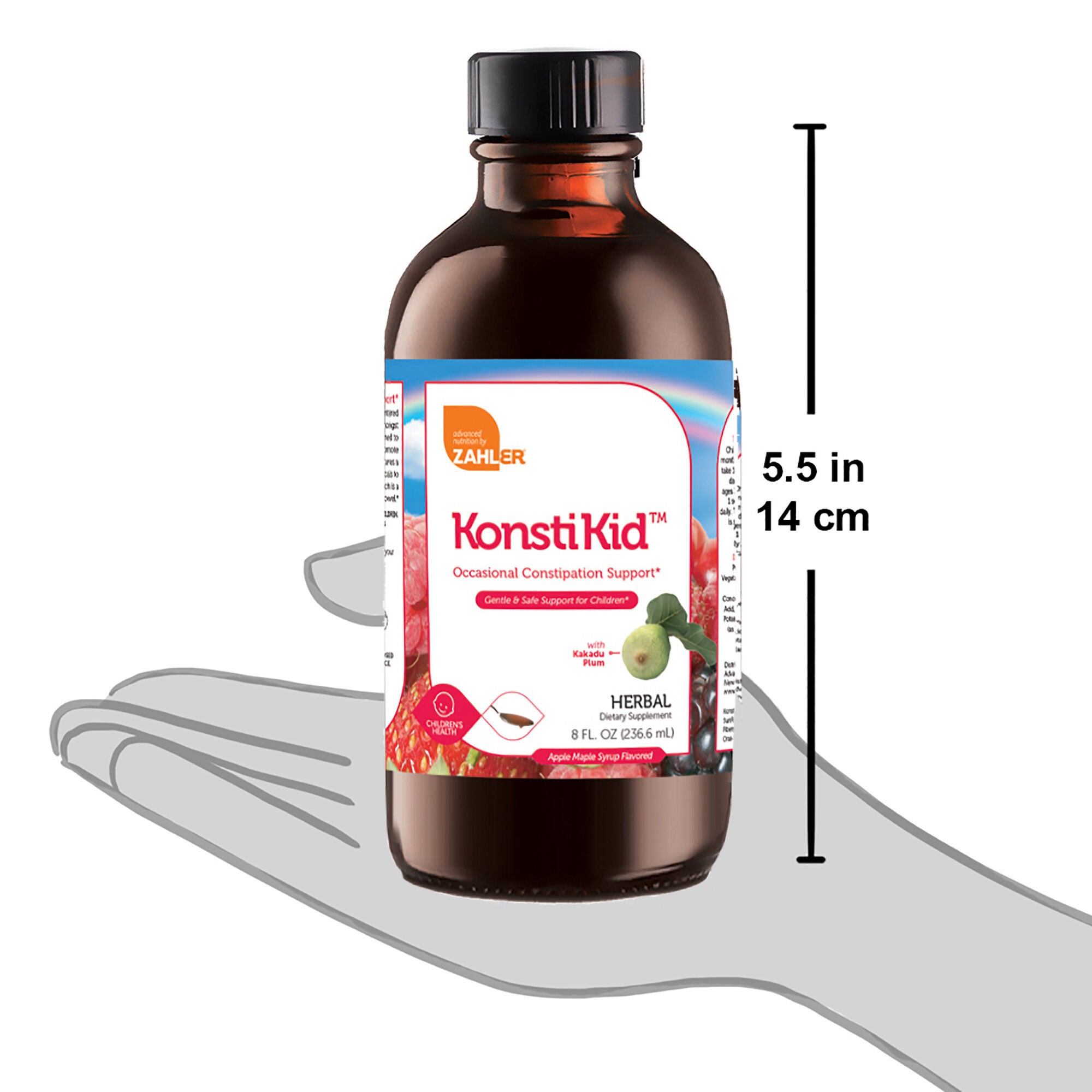 KonstiKid Occasional Constipation Support for Children - Apple Maple Syrup - 8 oz. (16 Servings)  | GNC