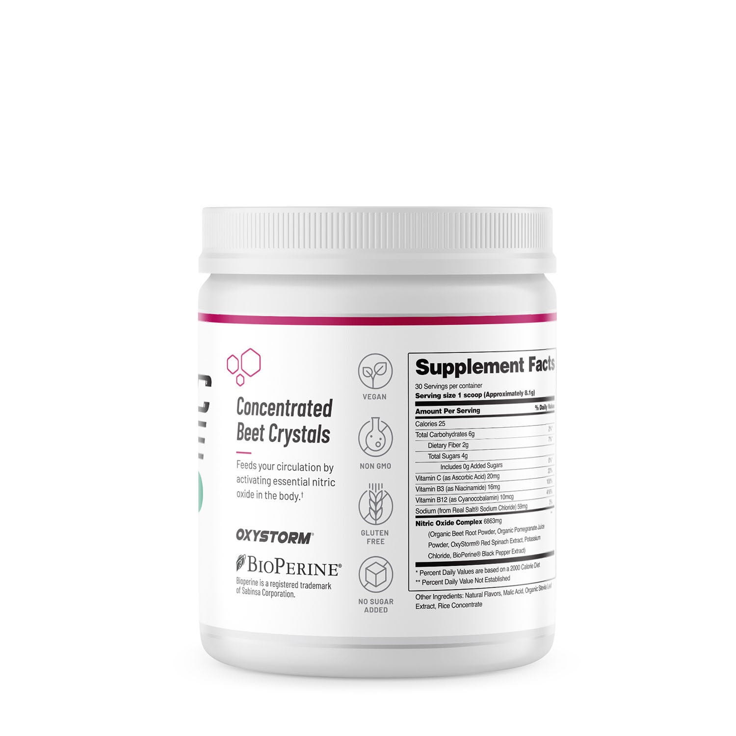 Nitric Oxide Organic Beets - 8.8 oz.