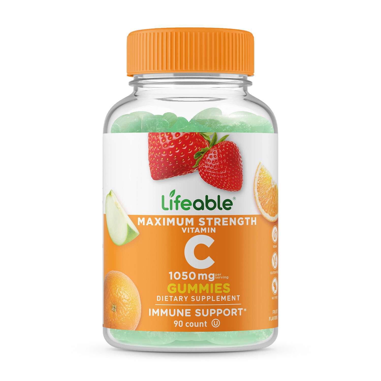 Vitamin C 1050mg - 90 Gummies (30 Servings)  | GNC
