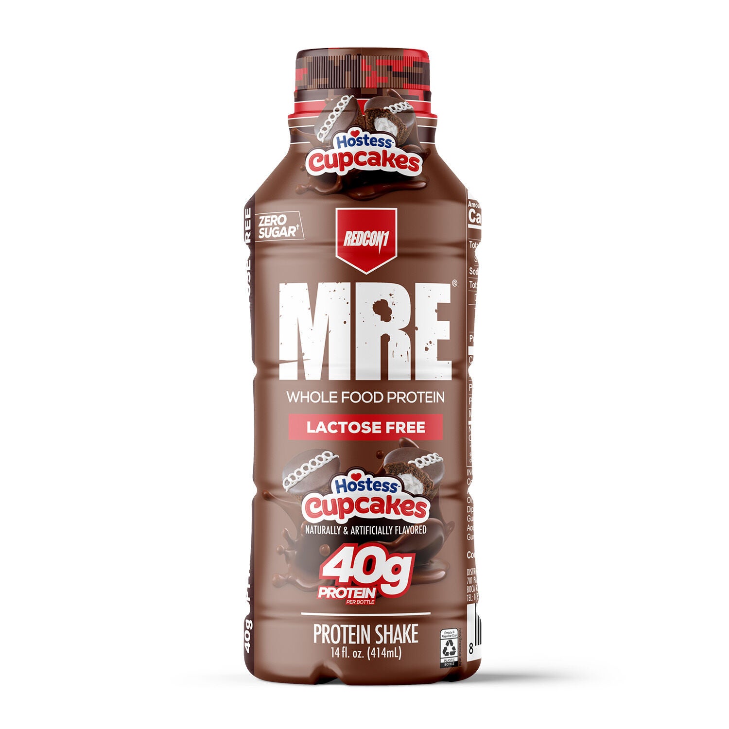 MRE Whole Food Protein RTD - Hostess Cupcakes - 14 fl oz. (12 Bottles)