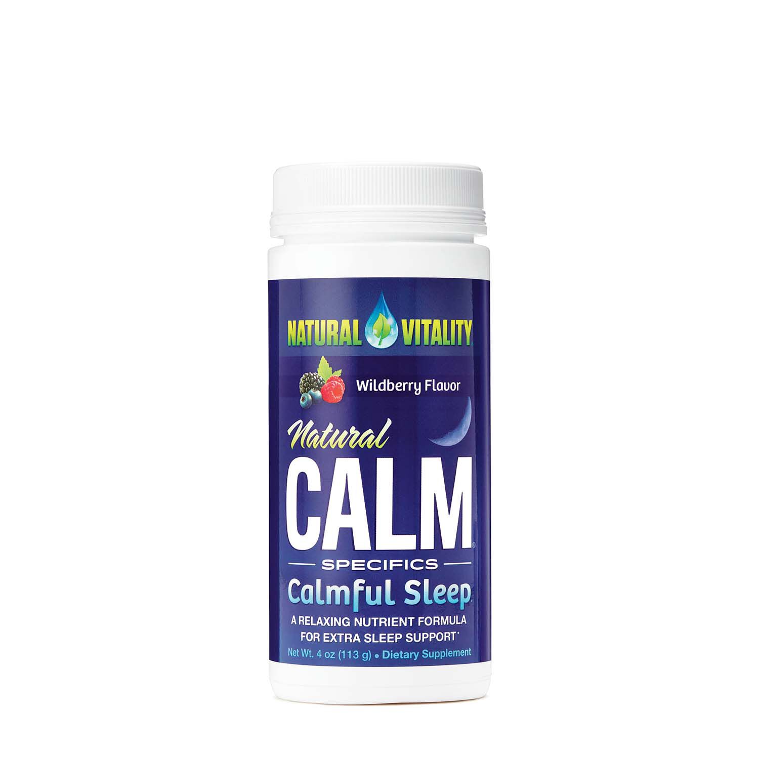 Natural Vitality Calmful Sleep Wildberry Flavor Gnc