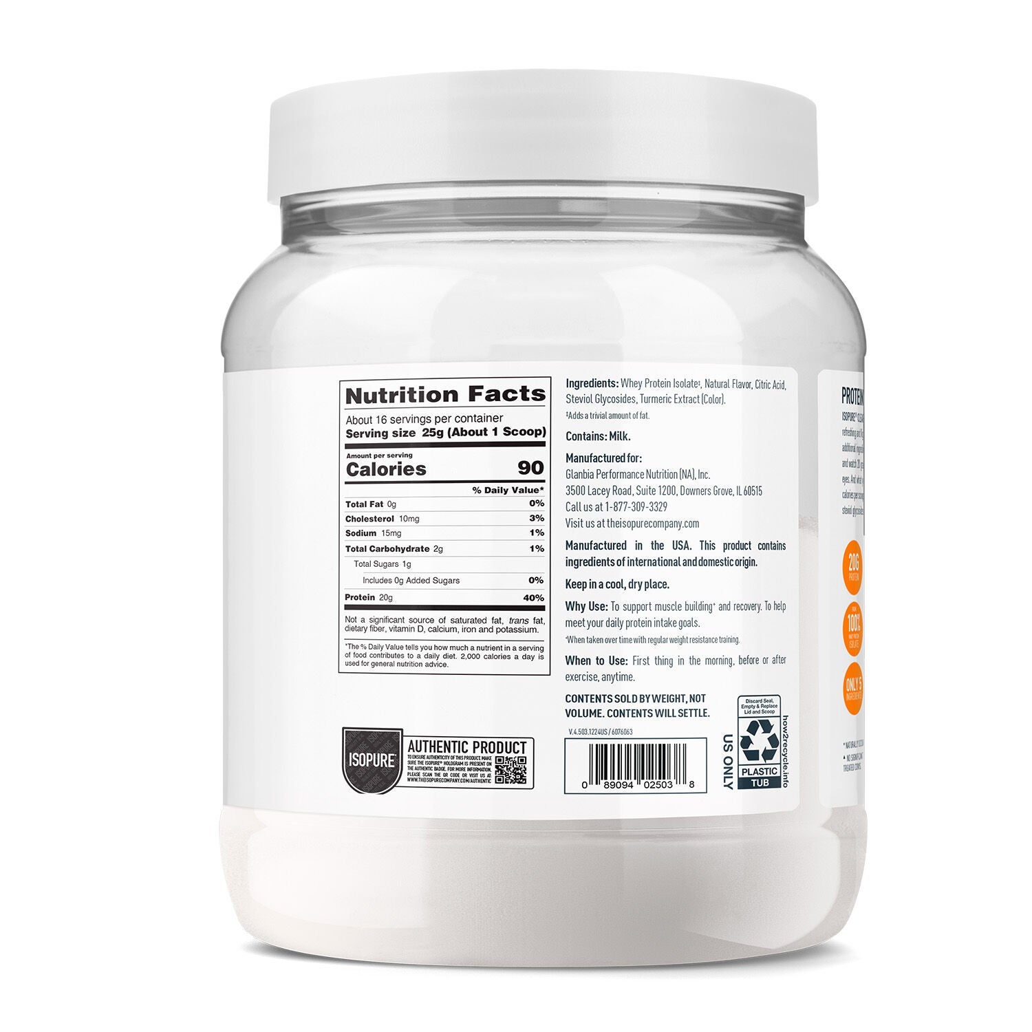 Clear Protein Powder - Citrus Lemonade (16 Servings) Citrus Lemonade | GNC