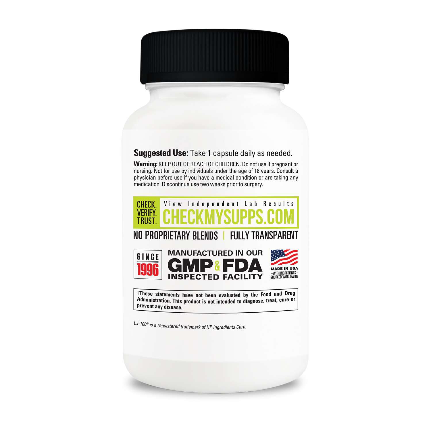 Tongkat Ali 200mg - 60 Capsules (60 Servings)