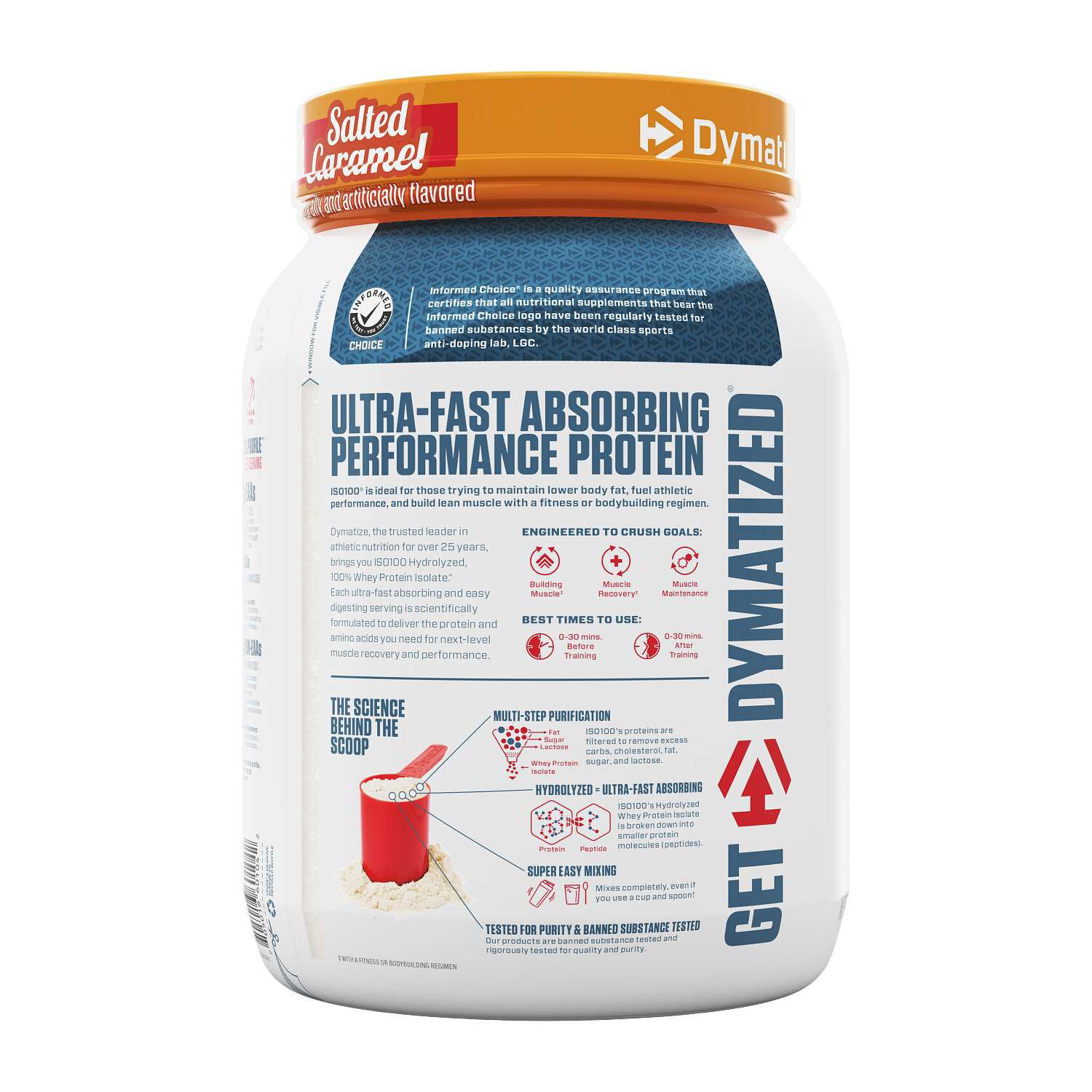 ISO100 Hydrolyzed - Salted Caramel (20 Servings)
