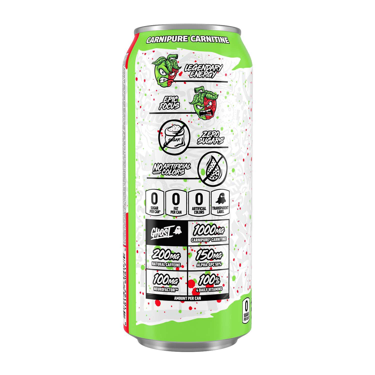 Energy Drink - Sour Strips Appleberry - 16oz. (12 Cans) Sour Strips Appleberry | GNC