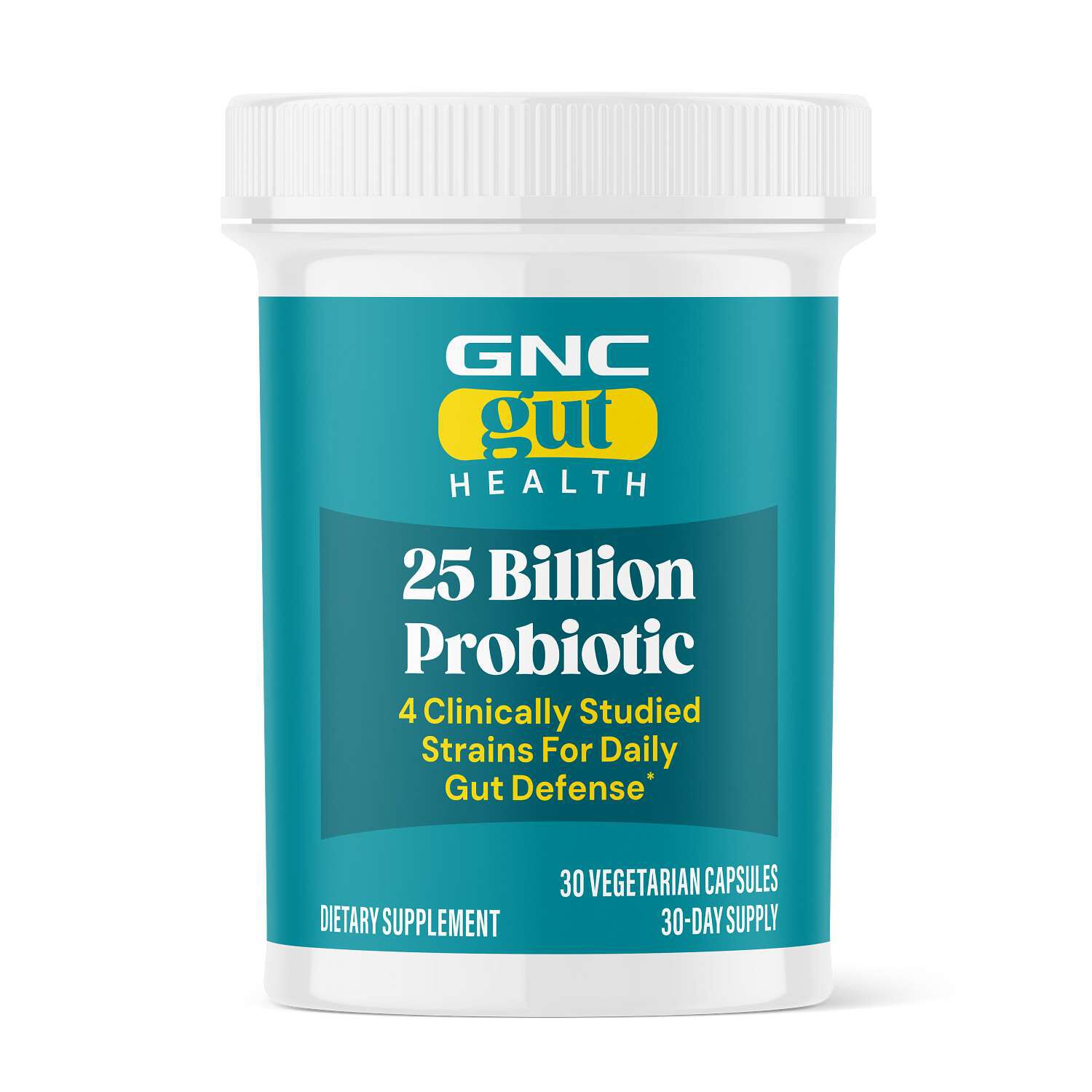 Gut Health 25 Billion Probiotic - 30 Vegetarian Capsules (30 Servings)  | GNC