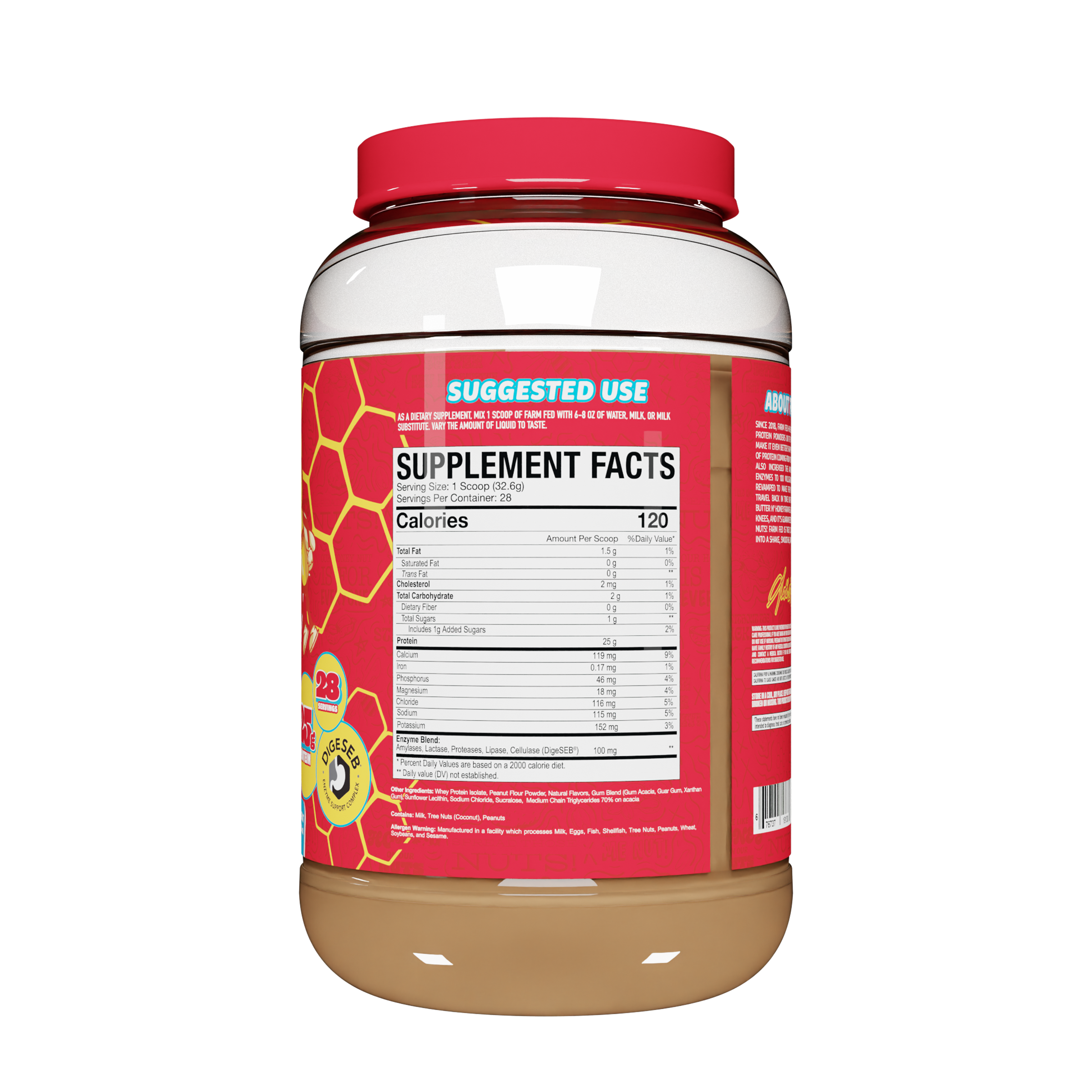 Farm Fed Protein - Peanut Butter N'Honey (28 Servings)