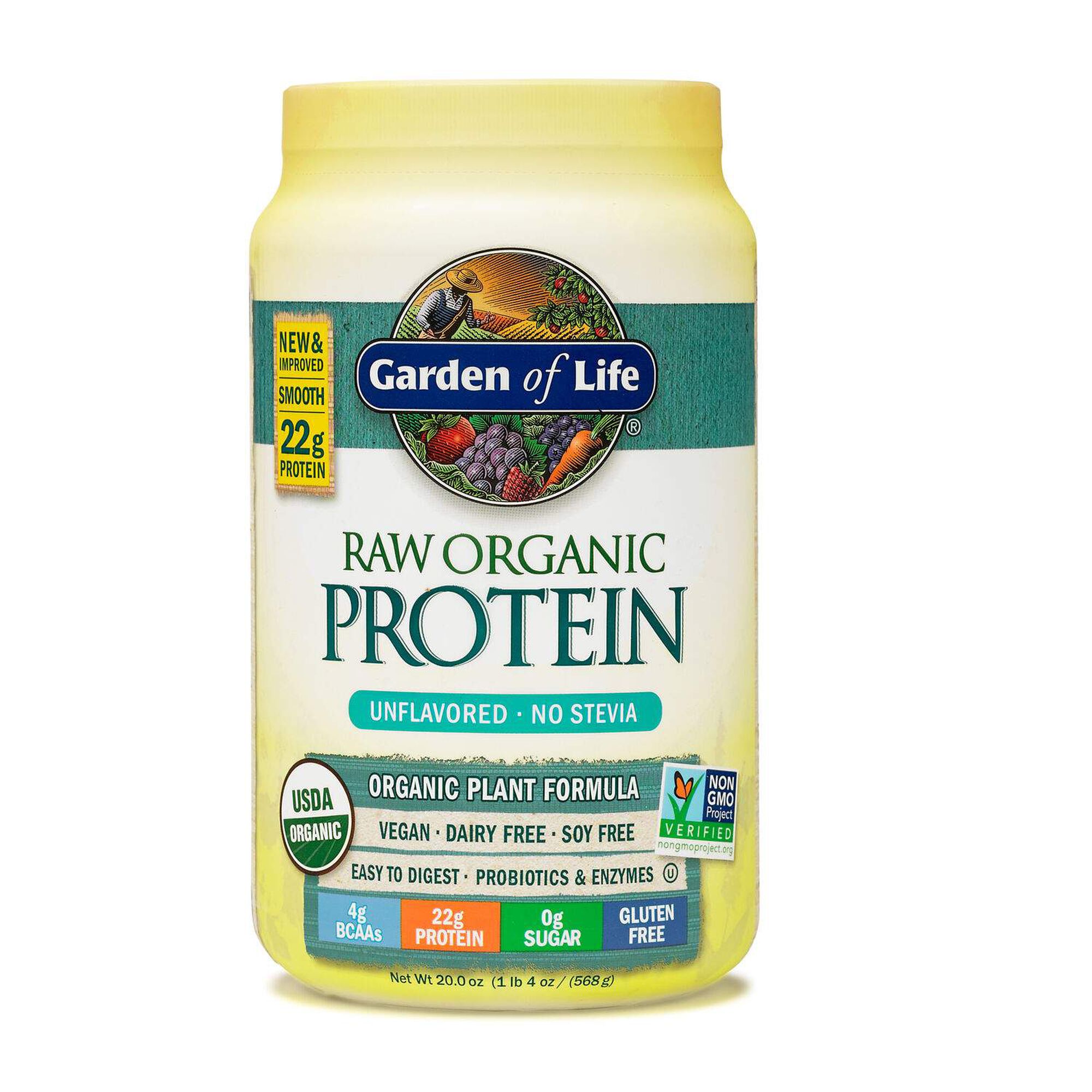 Garden Of Life Raw Organic Protein Unflavored Gnc