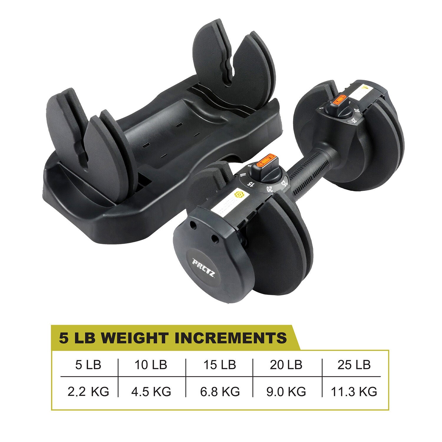 5-25 lb Adjustable Dumbbell  | GNC