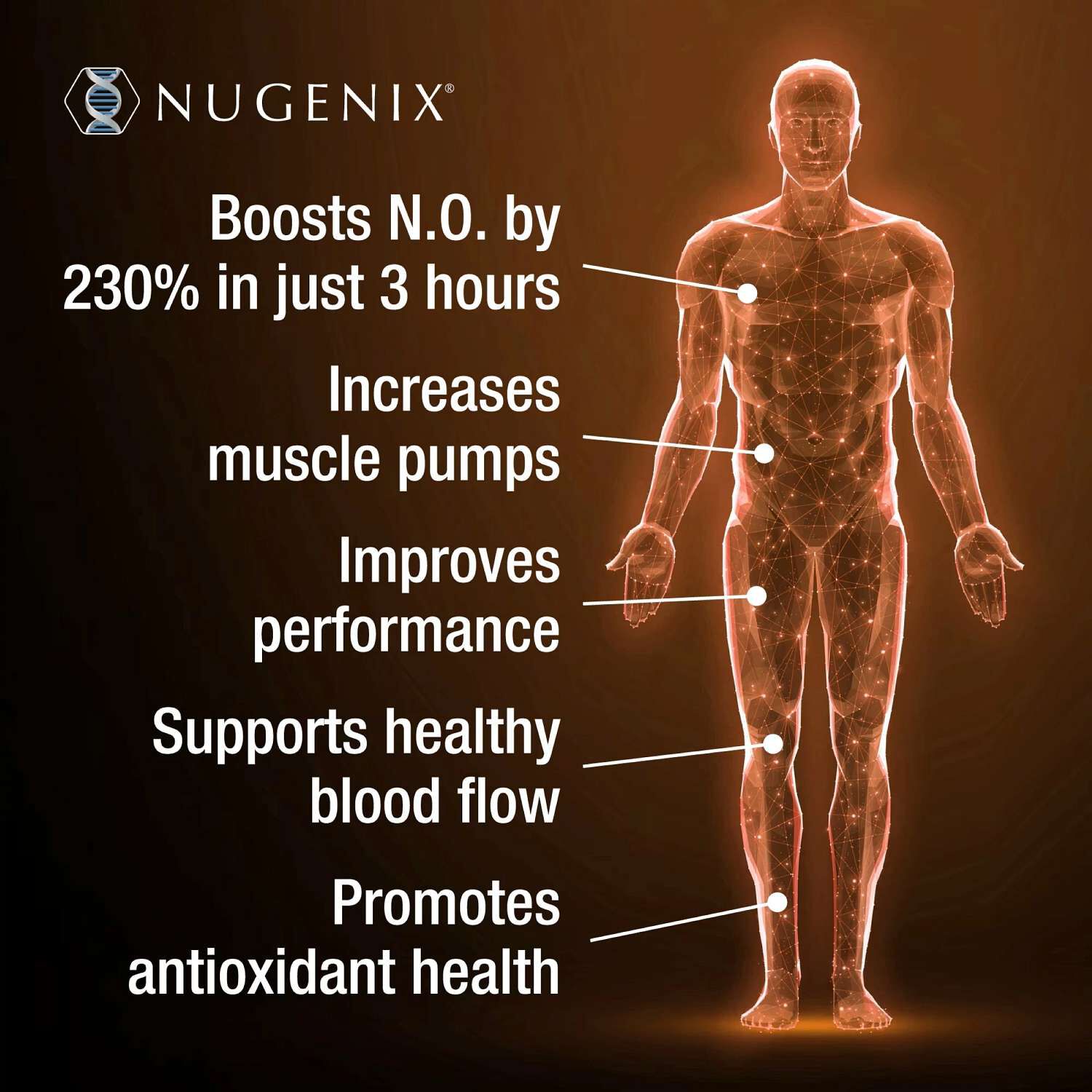 Nitric Oxide Booster - 100 Capsules (25 Servings)  | GNC