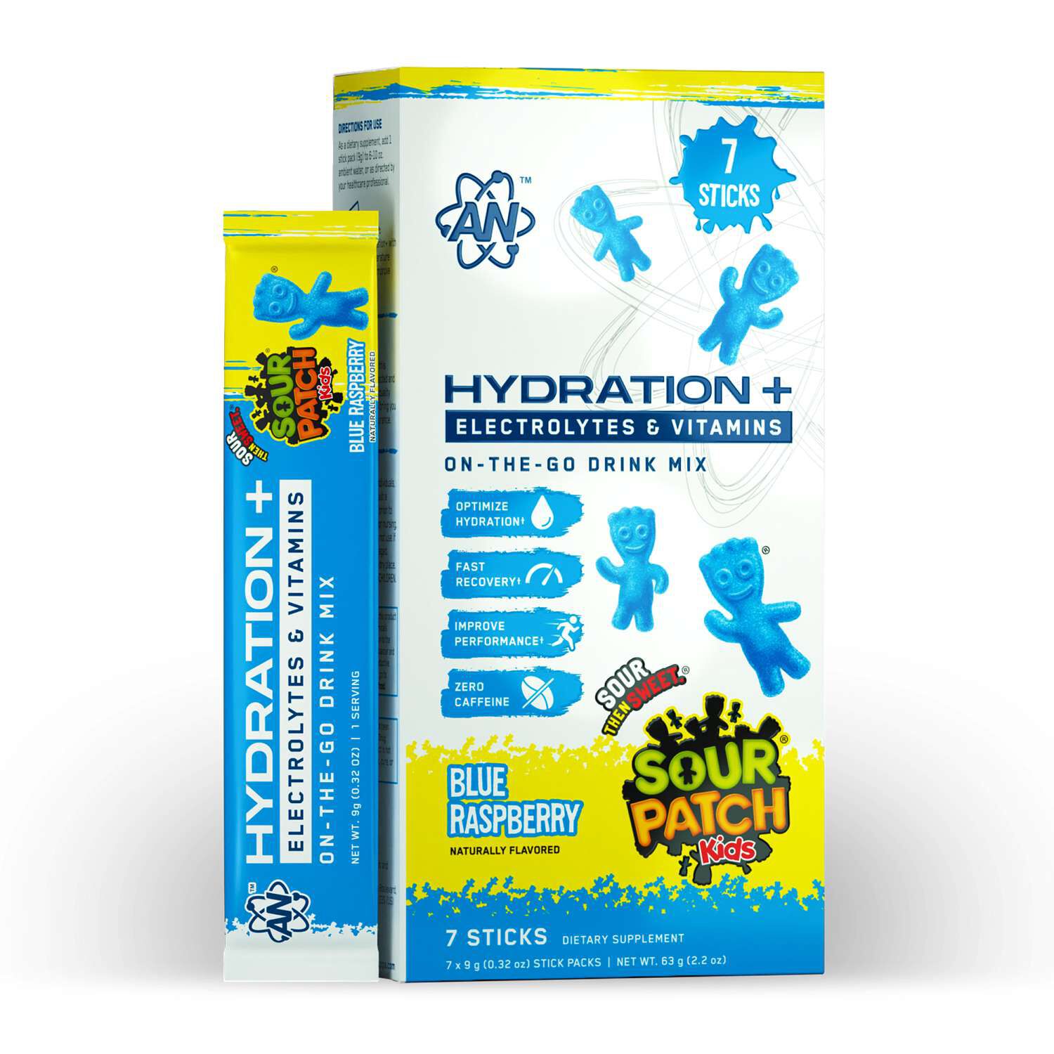 Hydration - Sour Patch Kids&reg; Blue Raspberry (7 Stick Packs) Blue Raspberry | GNC