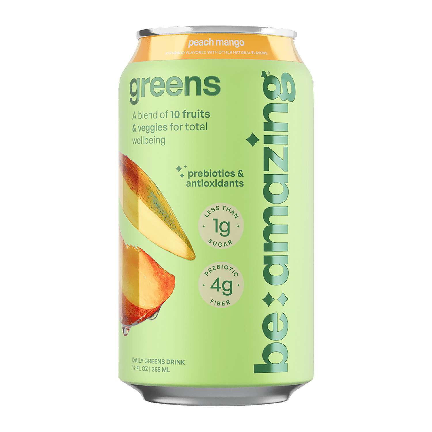 Greens RTD - Peach Mango - 12 fl oz (8 Cans)