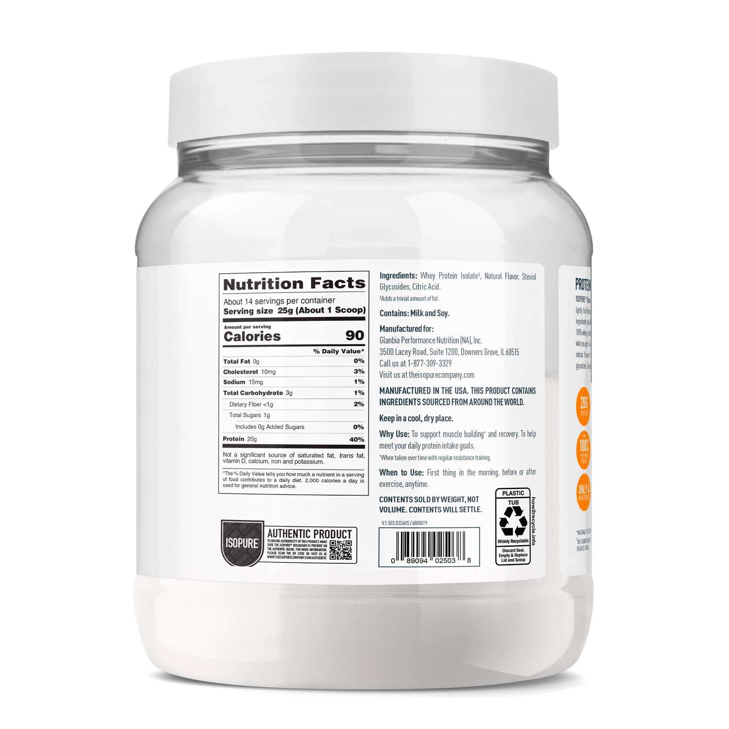 Clear Protein Powder - Citrus Lemonade (14 Servings) Citrus Lemonade | GNC