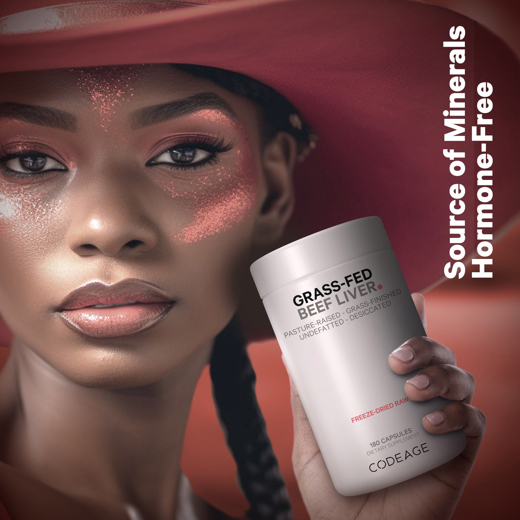 Grass-Fed Beef Liver - 180 Capsules (60 Servings)  | GNC