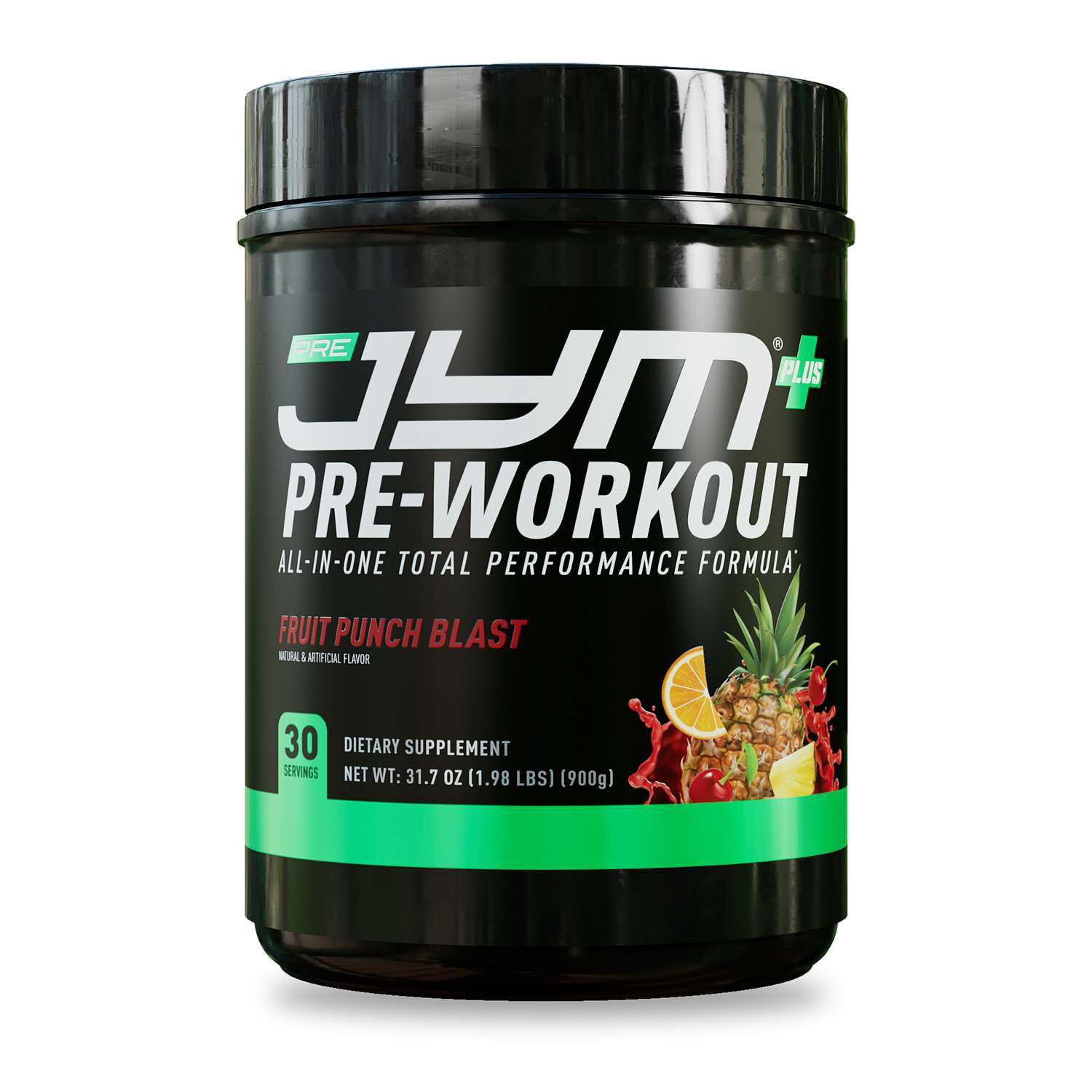Pre Jym Plus Pre-Workout - Fruit Punch Blast (30 Servings)