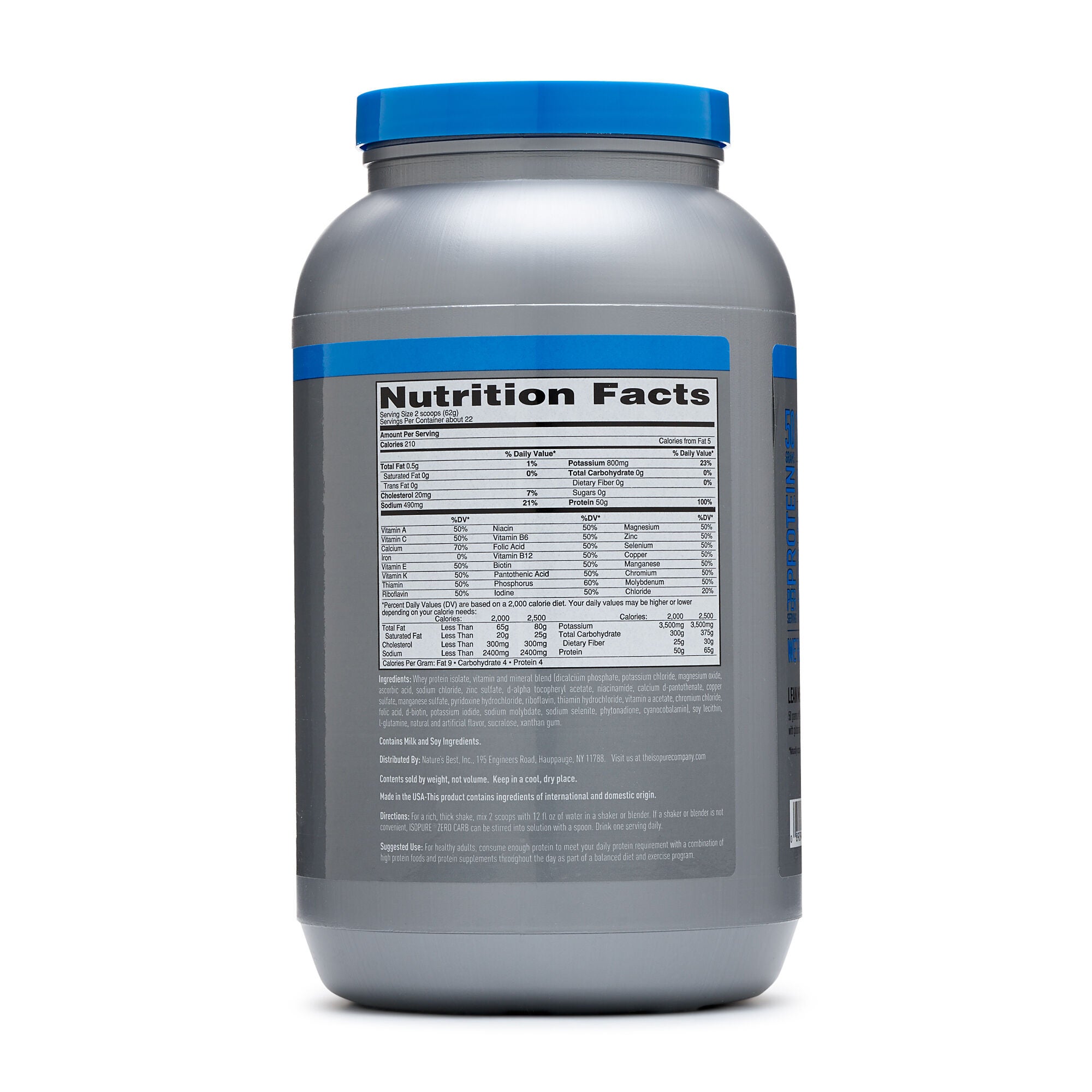 Isopure® Zero Carb Creamy Vanilla GNC