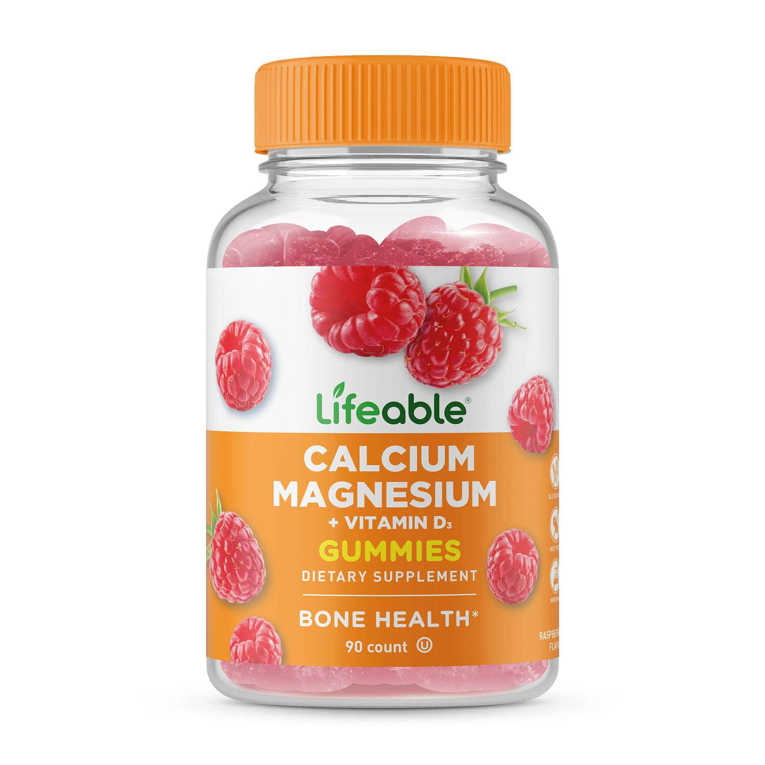 Calcium Magnesium and Vitamin D3 - 90 Gummies (30 Servings)  | GNC