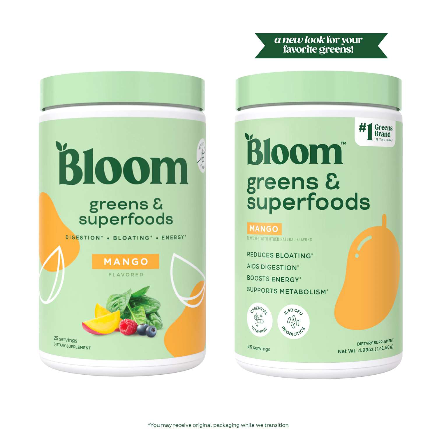 Greens & Superfoods - Mango (25 Servings)