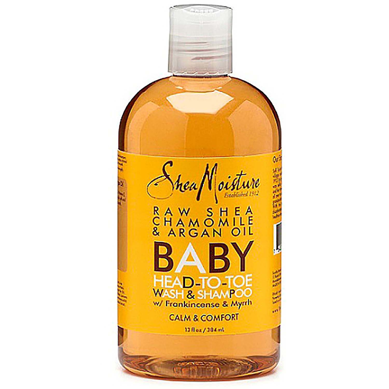 shea moisture baby wash & shampoo with frankincense & myrrh