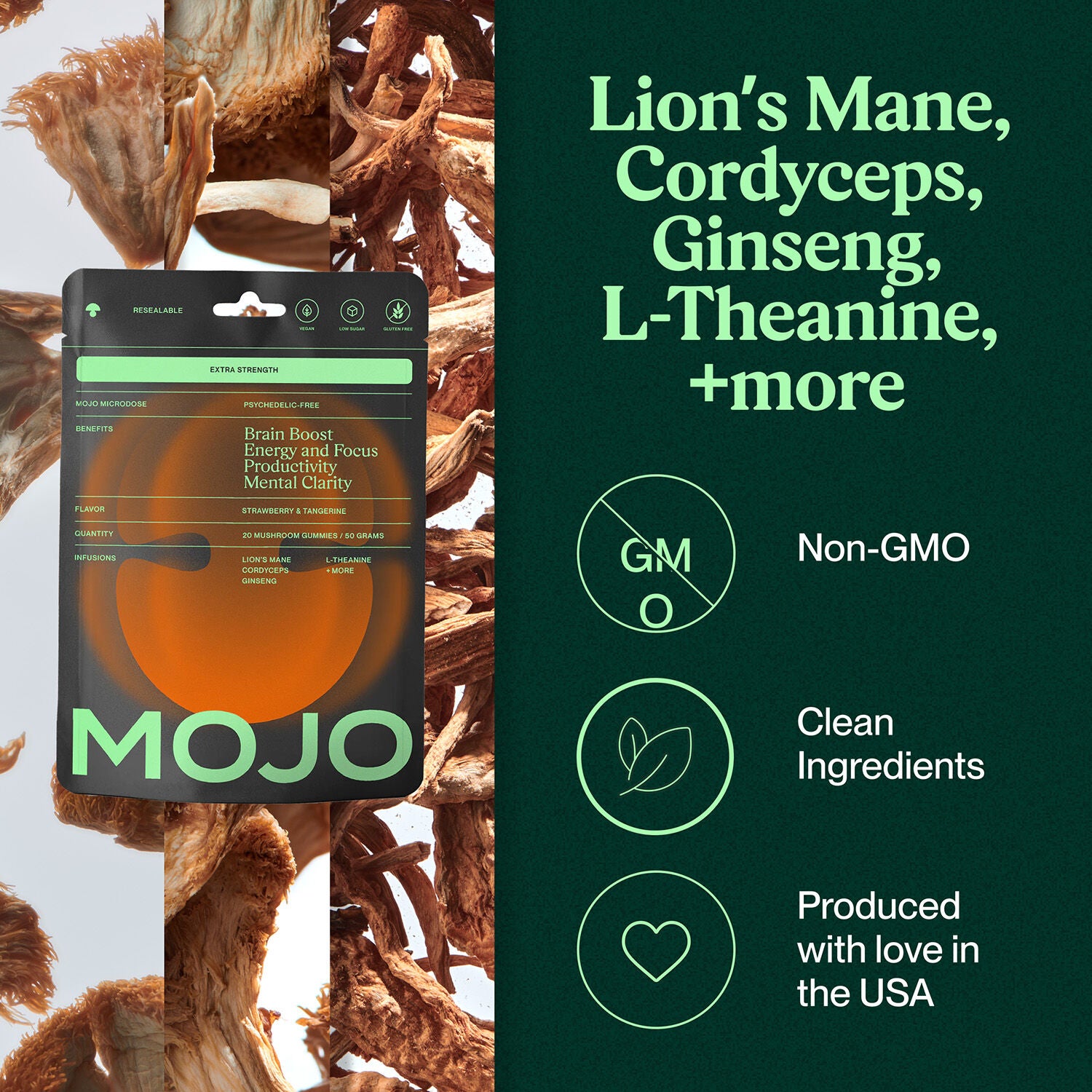 Extra Strength Gummies - Strawberry &amp; Tangerine, 20 Gummies (20 Servings)  | GNC