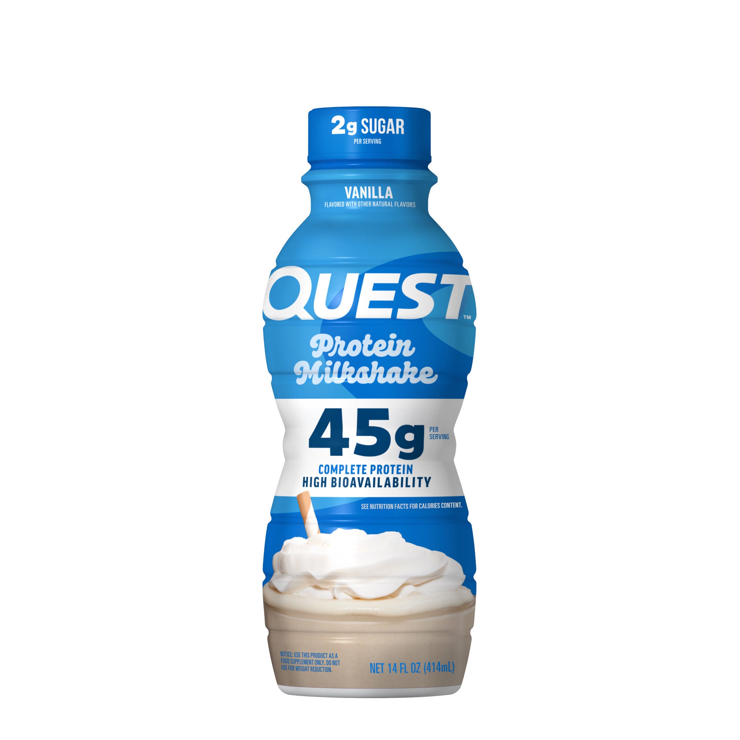 Protein Milkshake RTD - Vanilla - 14 fl oz (12 Bottles)