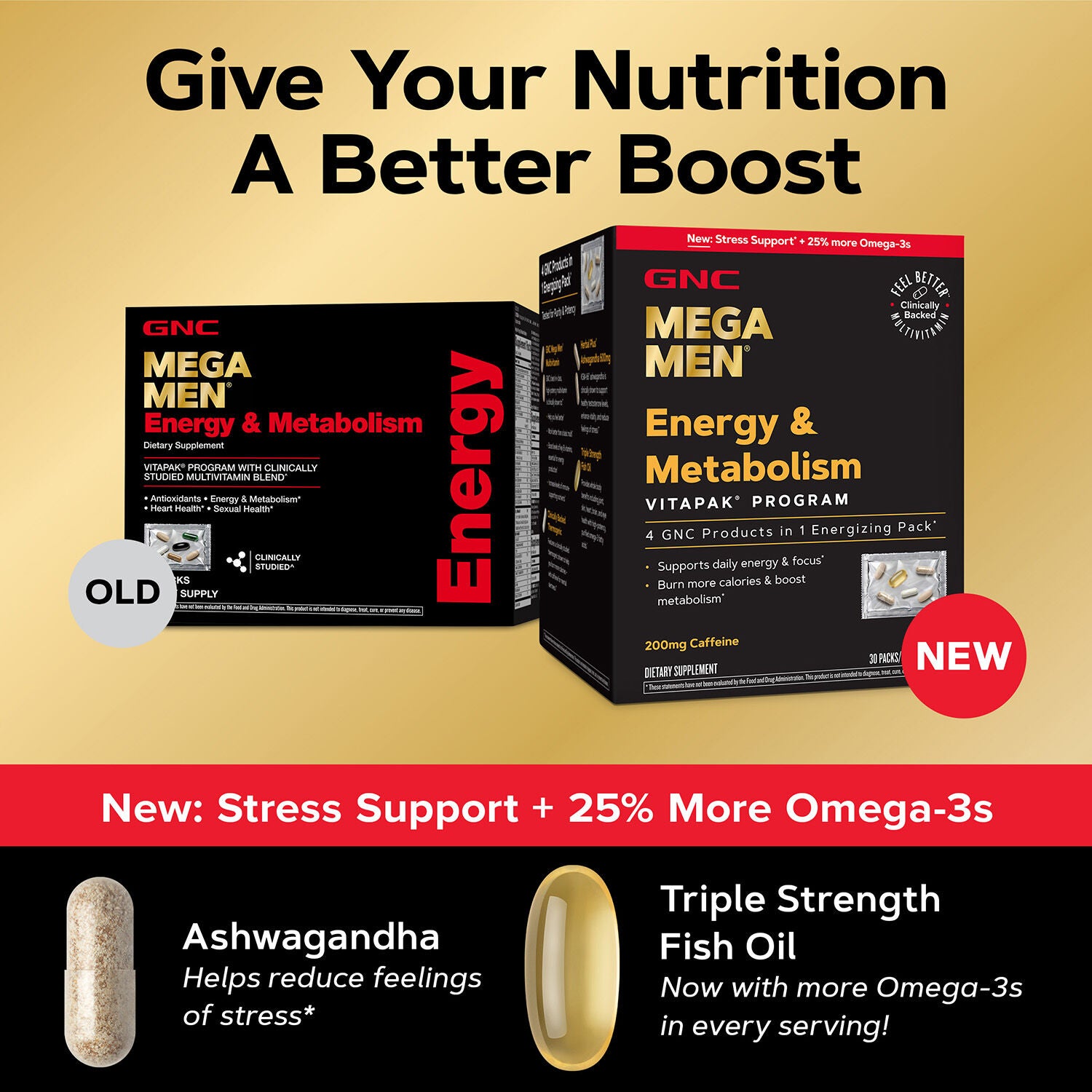 Energy &amp; Metabolism Vitapak&reg; Program V2 (1 Month Supply)  | GNC