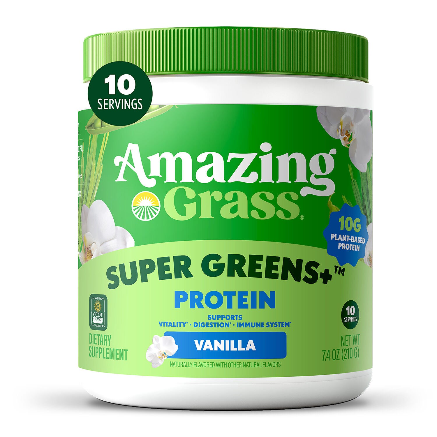 Amazing Grass Super Greens Protein Vanilla 10 Servings