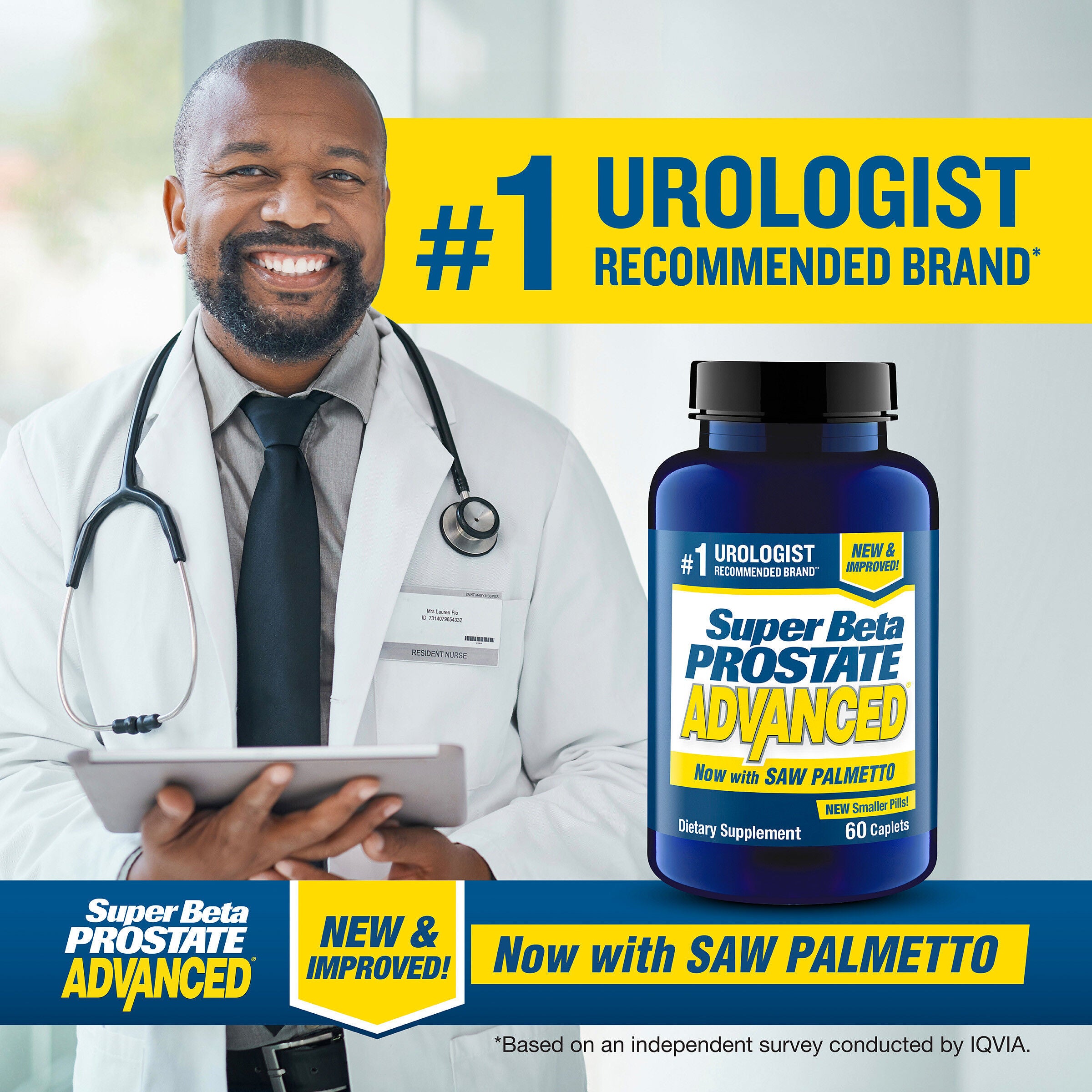 Super Beta Prostate Advanced - 60 Caplets (30 Servings)  | GNC
