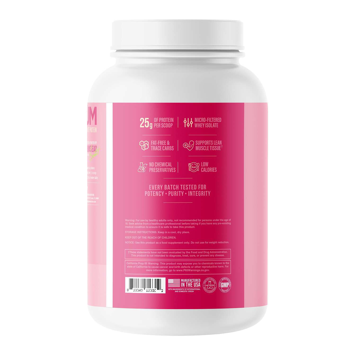 Itholate Protein - Strawberry Bumcake (25 Servings)  | GNC