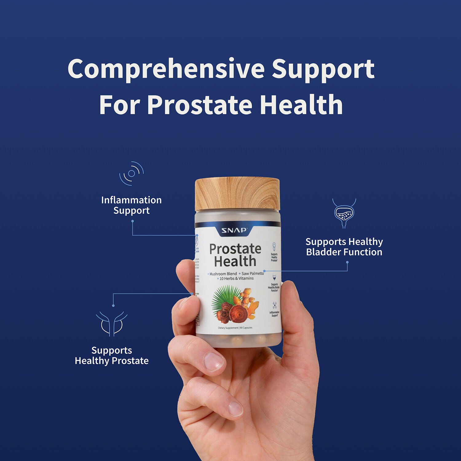 SNAP® Supplements Prostate Health - 90 Capsules | GNC SNAP® Supplements Prostate Health - 90 Capsules | GNC