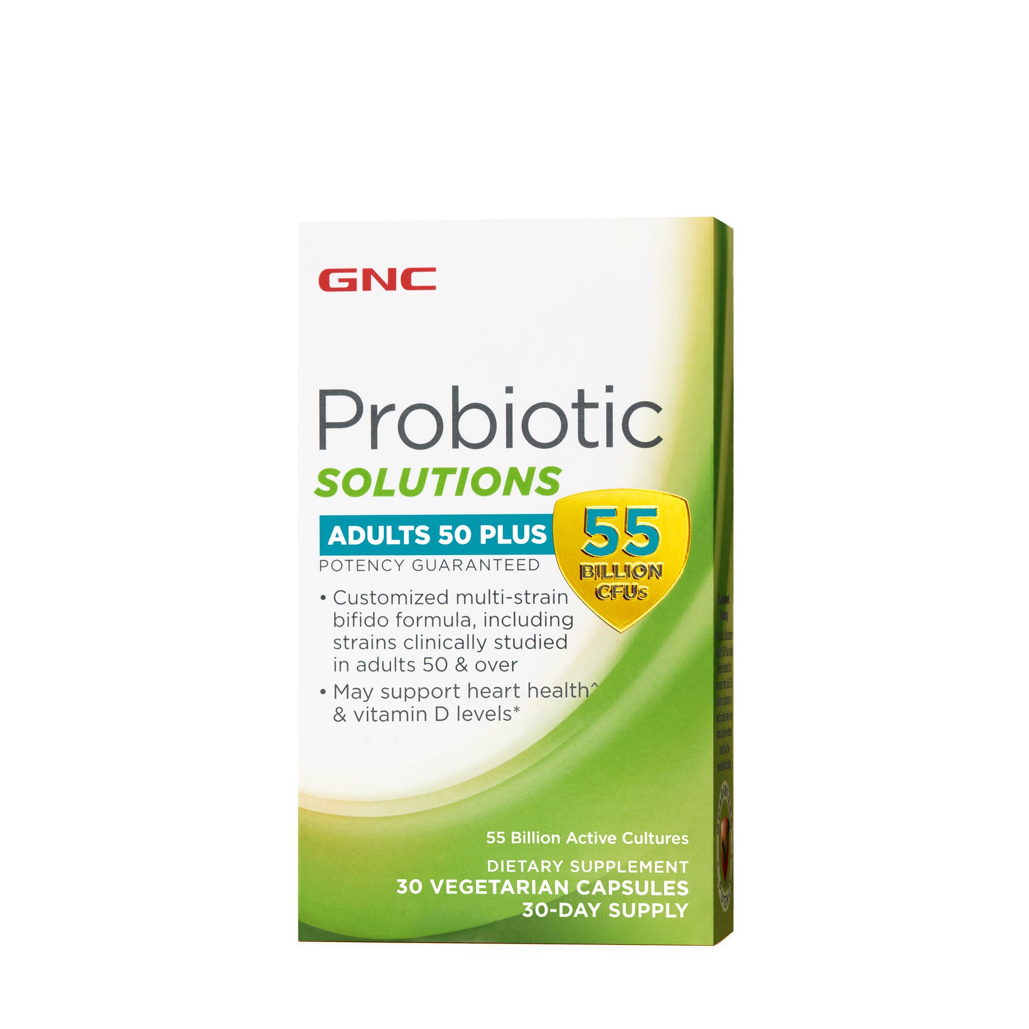 Probiotic Solutions Adults 50 Plus - 55 Billion CFUs - 30 Capsules