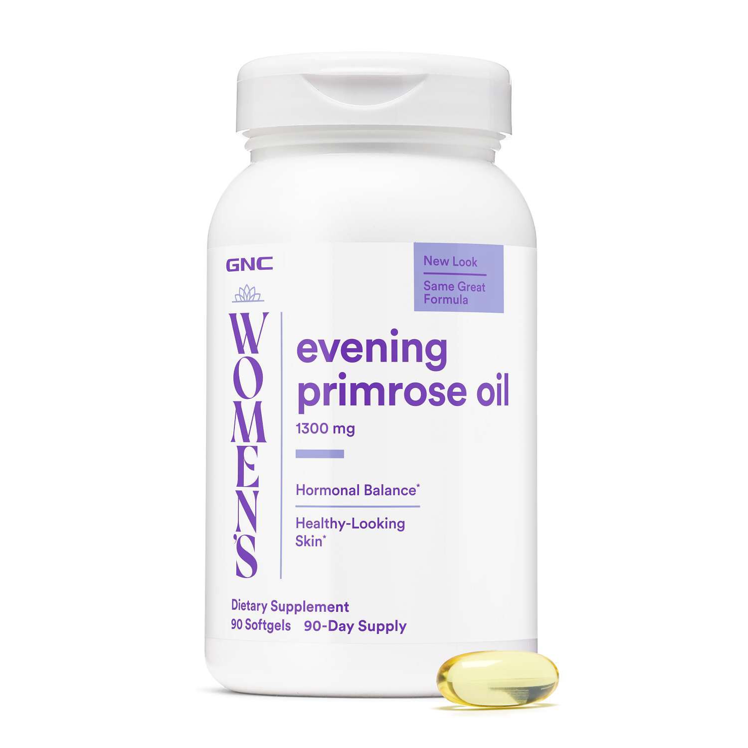 Evening Primrose Oil 1300mg - 90 Softgels (90 Servings)  | GNC