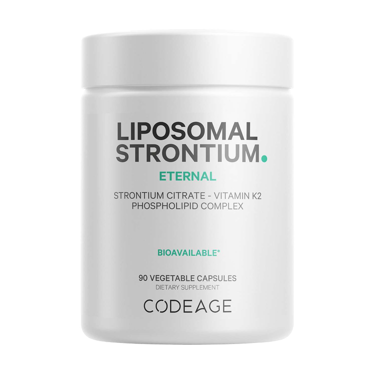 Liposomal Strontium - 90 Vegetable Capsules (30 Servings)