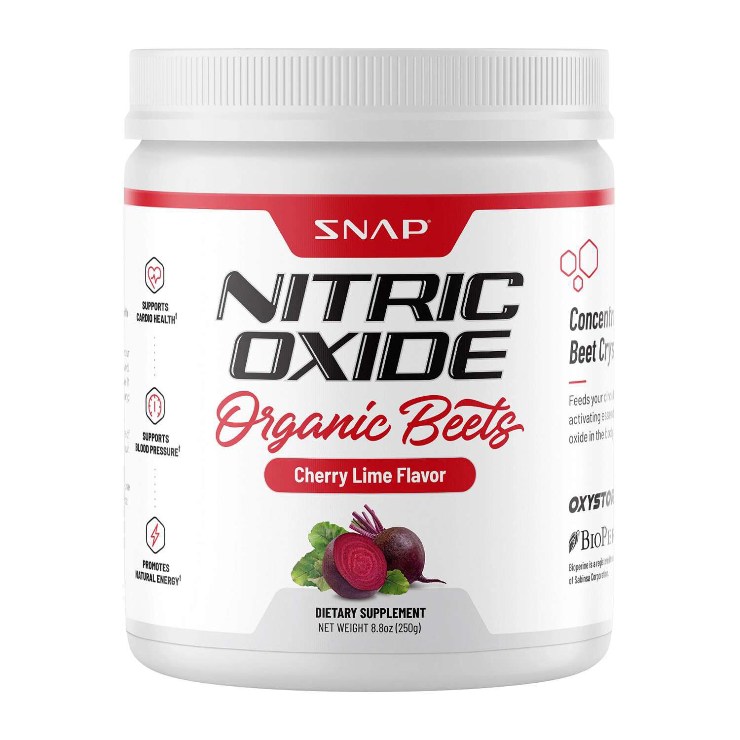 Nitric Oxide Organic Beets - Cherry Lime - 8.8 oz. (30 Servings)  | GNC