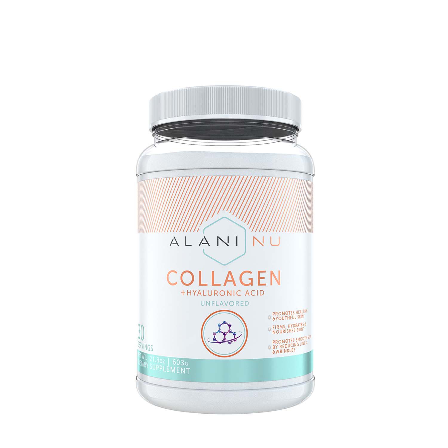Alani Nu Collagen Hyaluronic Acid Powder Unflavored Gnc