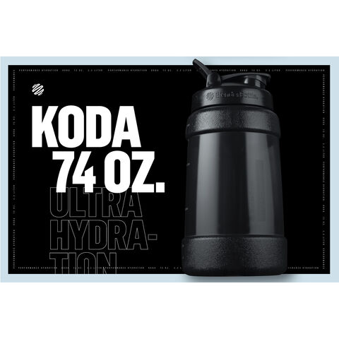 BLENDER BOTTLE Hydration Koda Full Color drinking bottle blue with cleaning  brush 2200ml - LATVIN.COM online shopping - best choice!