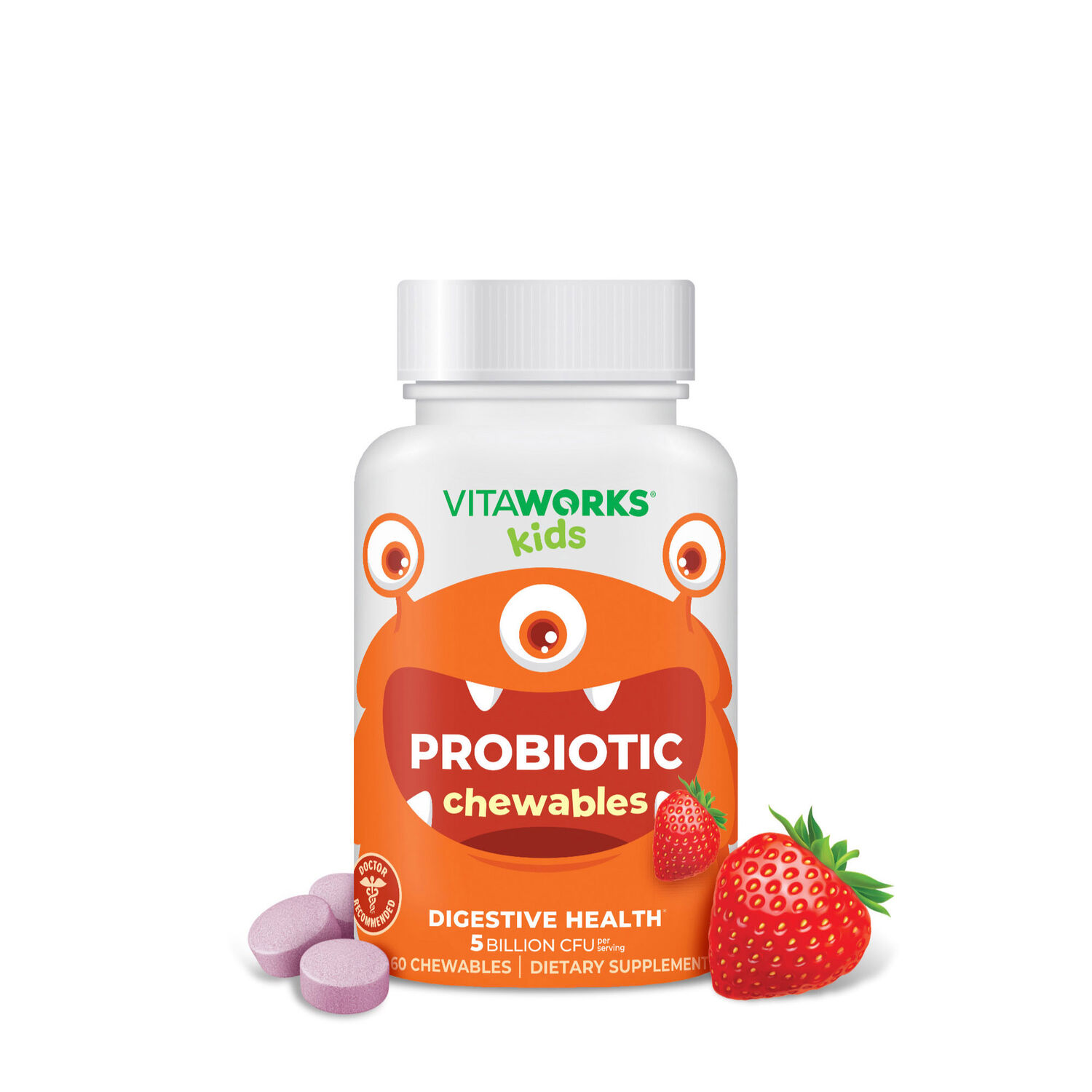 Kids Probiotic 5 Billion CFU - 120 Chewables &#40;60 Servings&#41;  | GNC