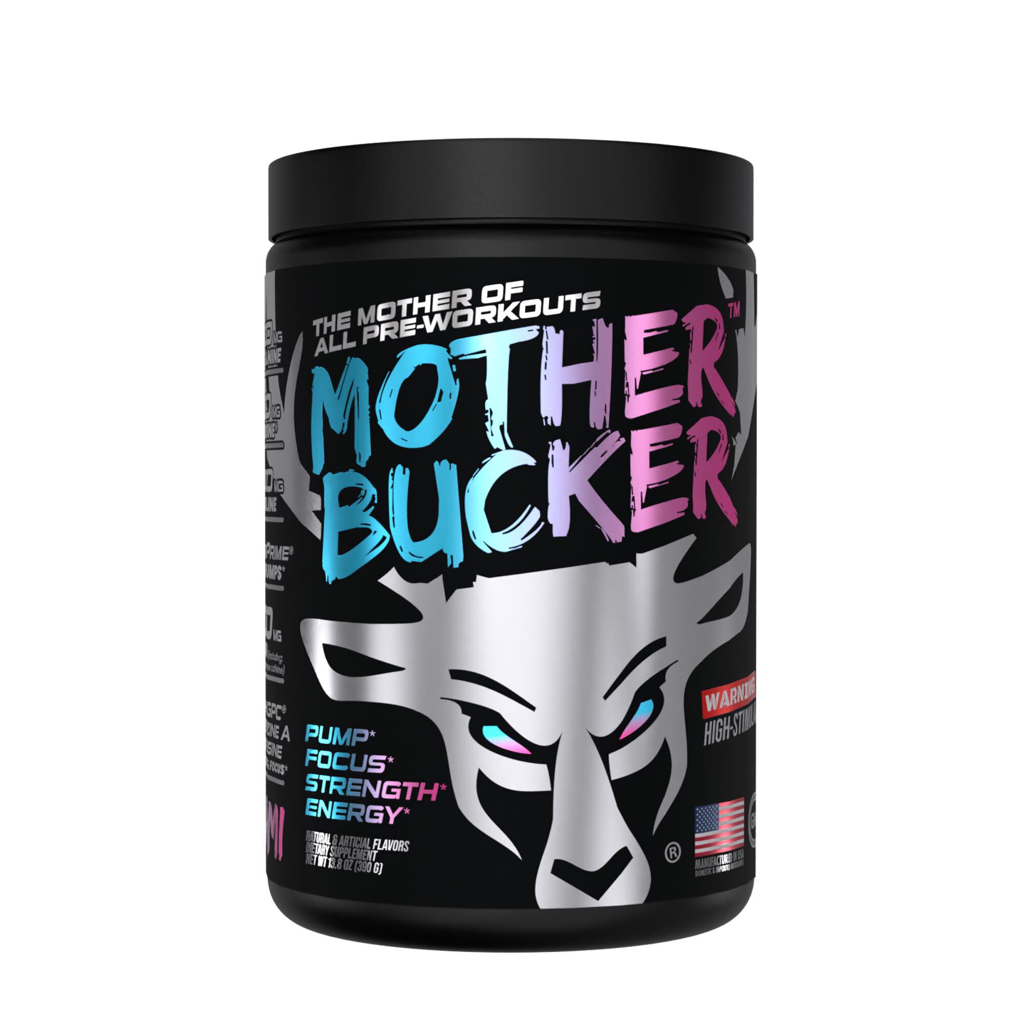 Bucked Up Mother Bucker Nootropic Pre Workout Miami 20 Servings GNC