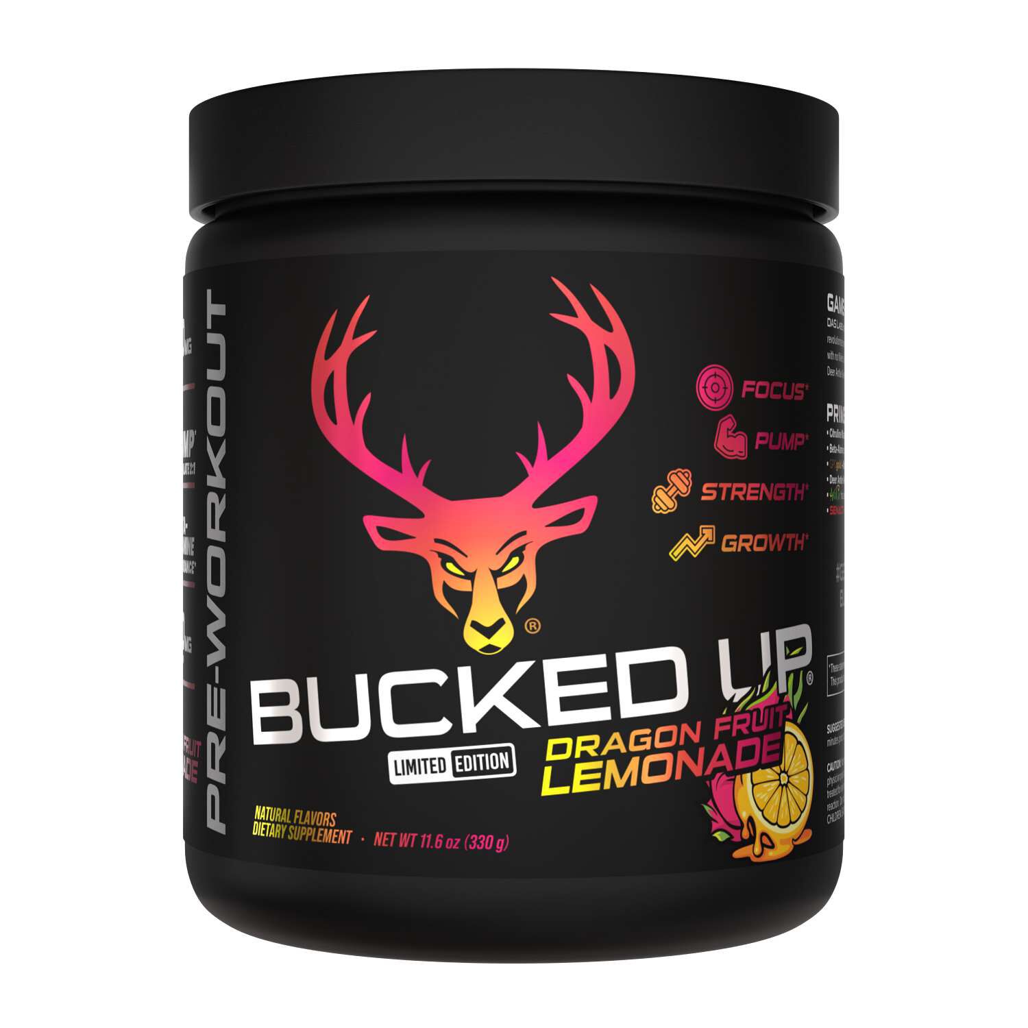 Pre-Workout - Dragon Fruit Lemonade (30 Servings)