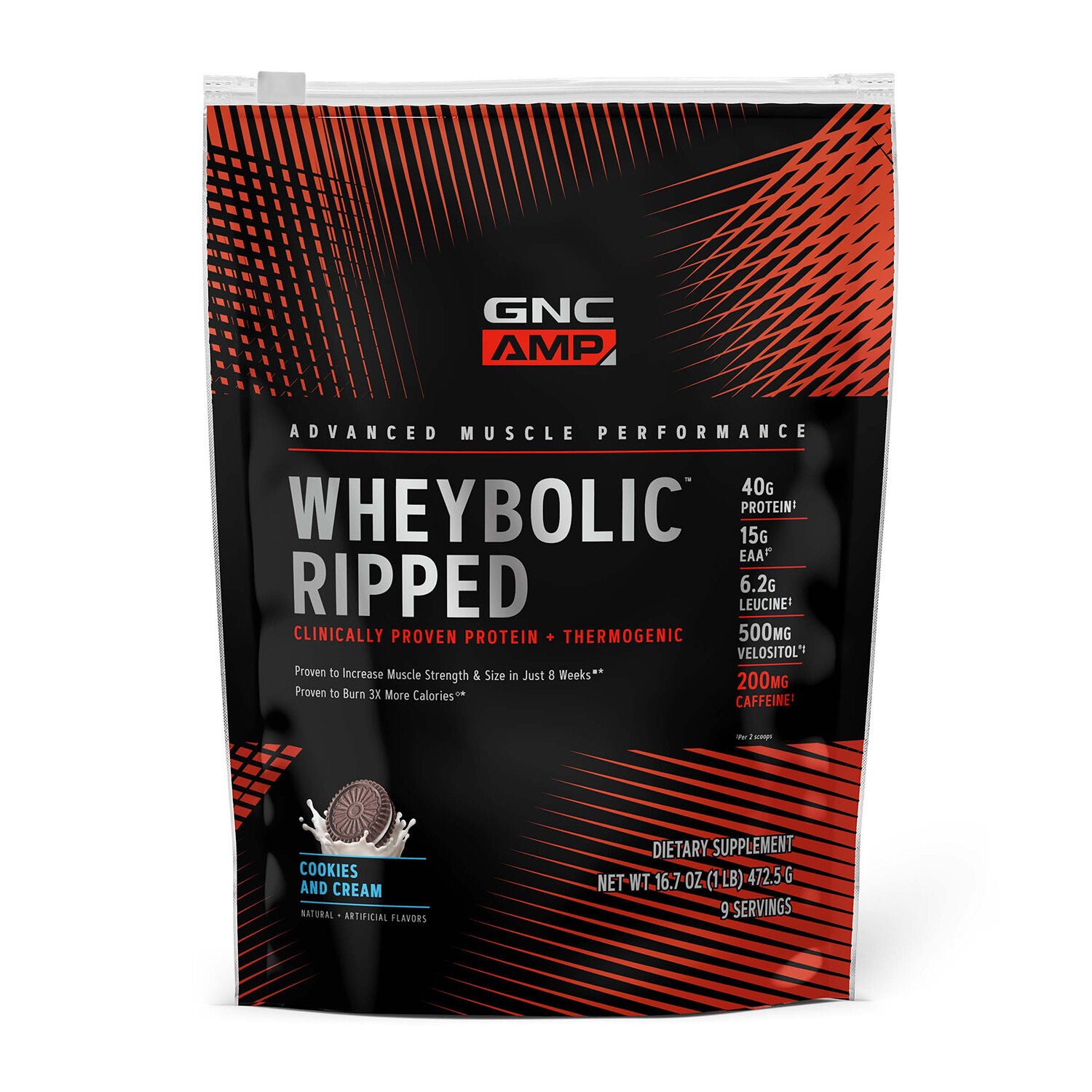 GNC AMP Whey Proteinbolic Ripped Healthy
