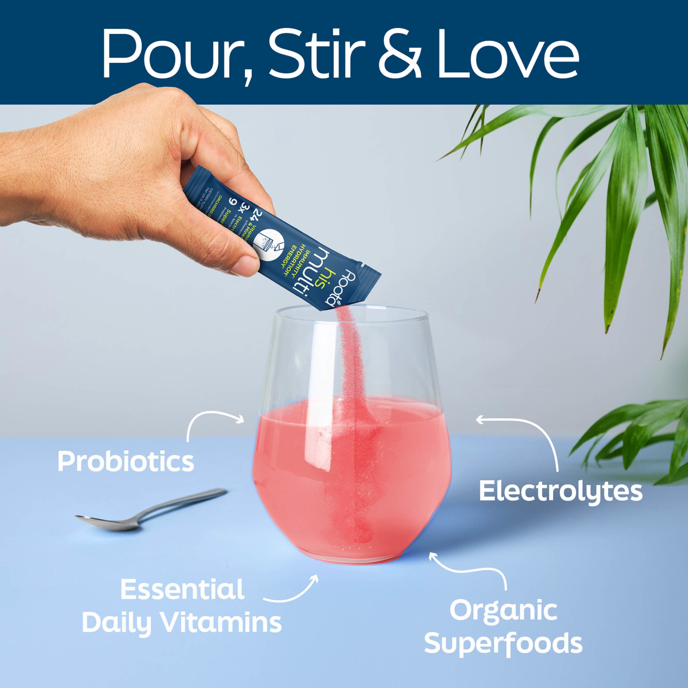 His Multi - Orchard Berry (15 Packets)  | GNC